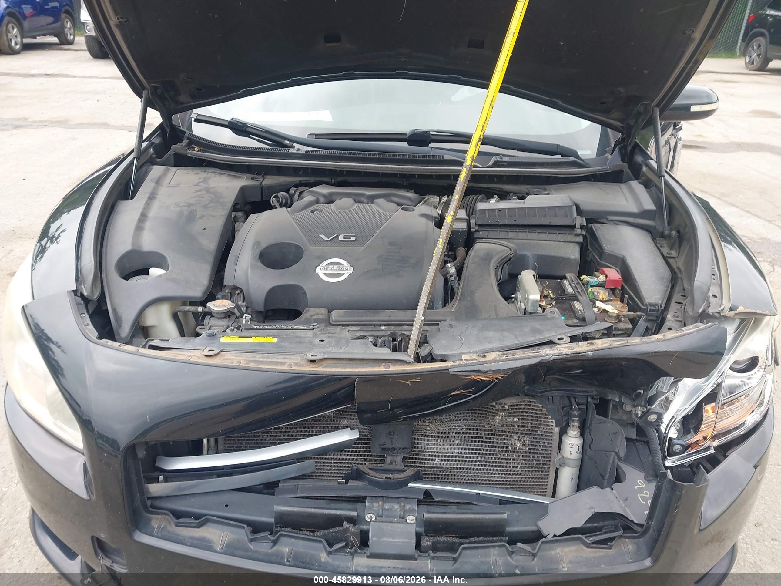 2014 Nissan Maxima 3.5 Sv Black vin: 1N4AA5AP8EC448394