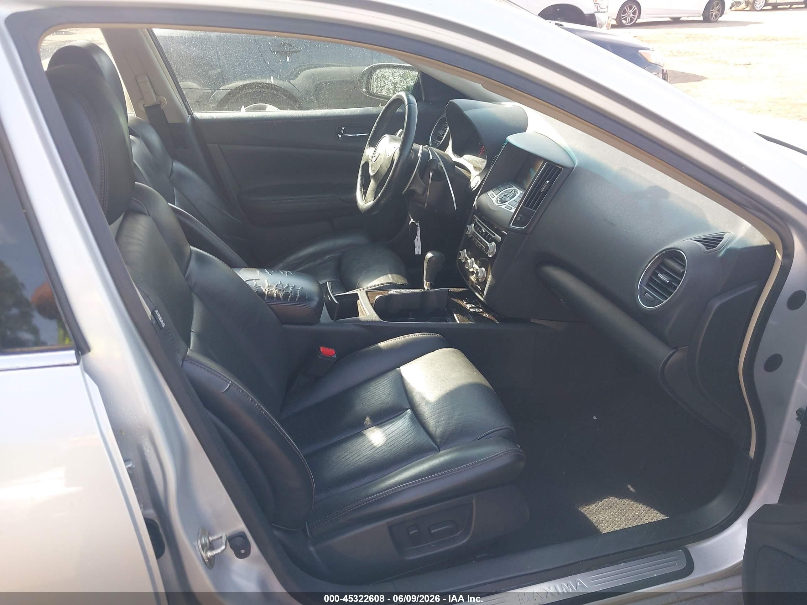 2014 Nissan Maxima 3.5 Sv Silver vin: 1N4AA5AP8EC448847
