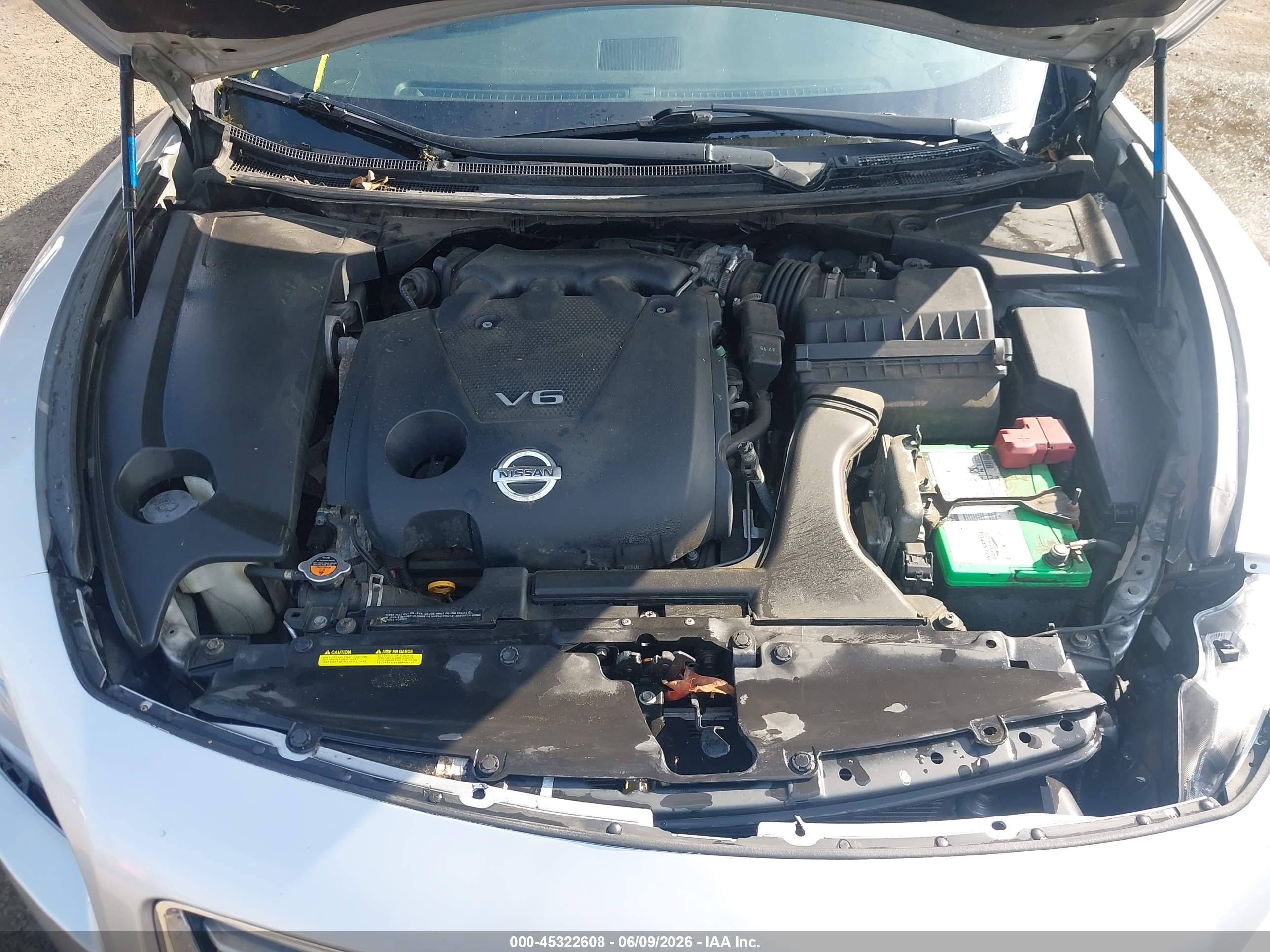 2014 Nissan Maxima 3.5 Sv Silver vin: 1N4AA5AP8EC448847