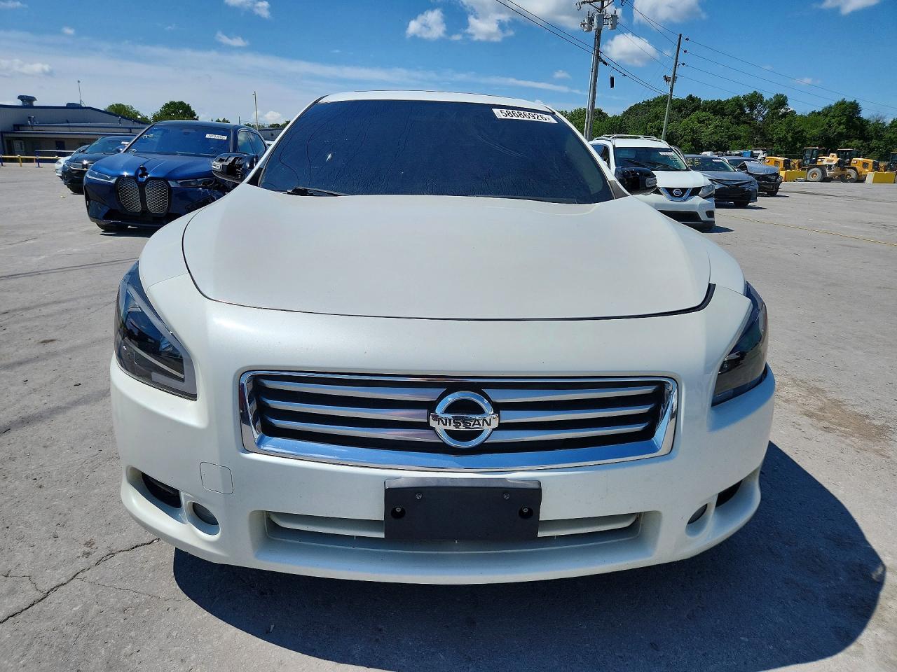 2014 Nissan Maxima 3.5 S White vin: 1N4AA5AP8EC450534