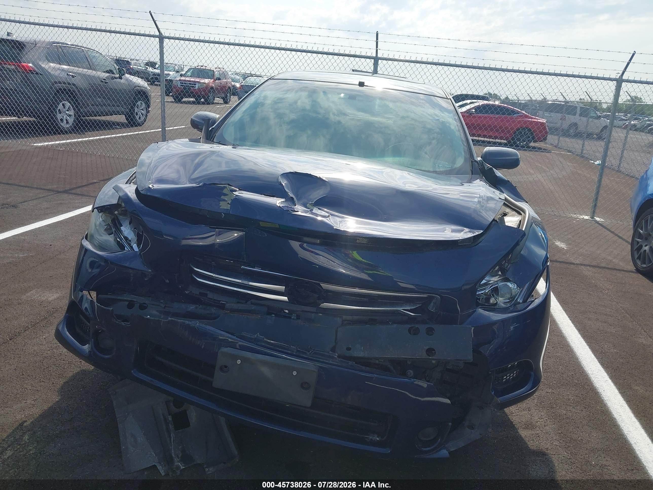2014 Nissan Maxima 3.5 S Blue vin: 1N4AA5AP8EC452722