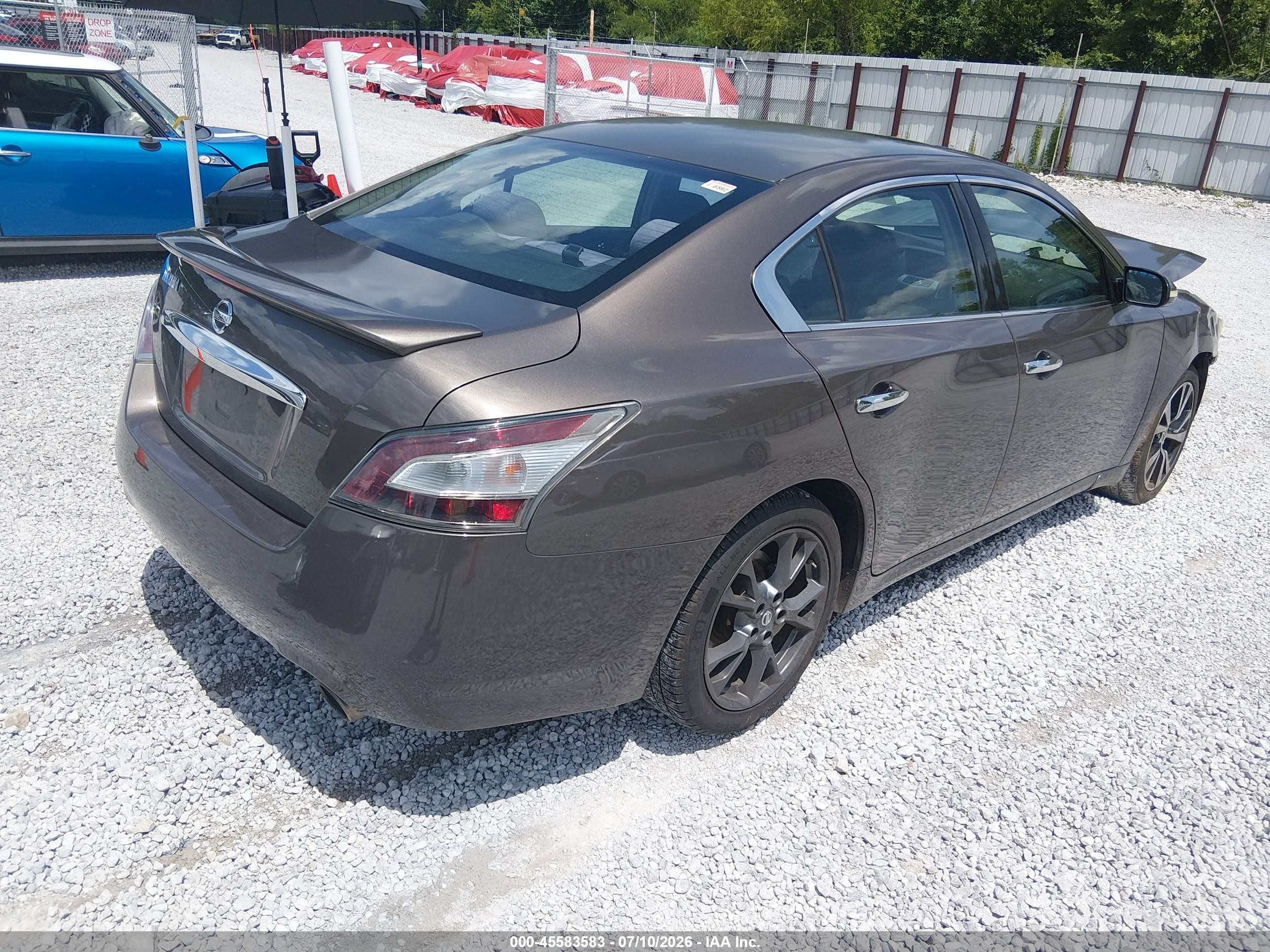 2014 Nissan Maxima 3.5 S Gray vin: 1N4AA5AP8EC463039