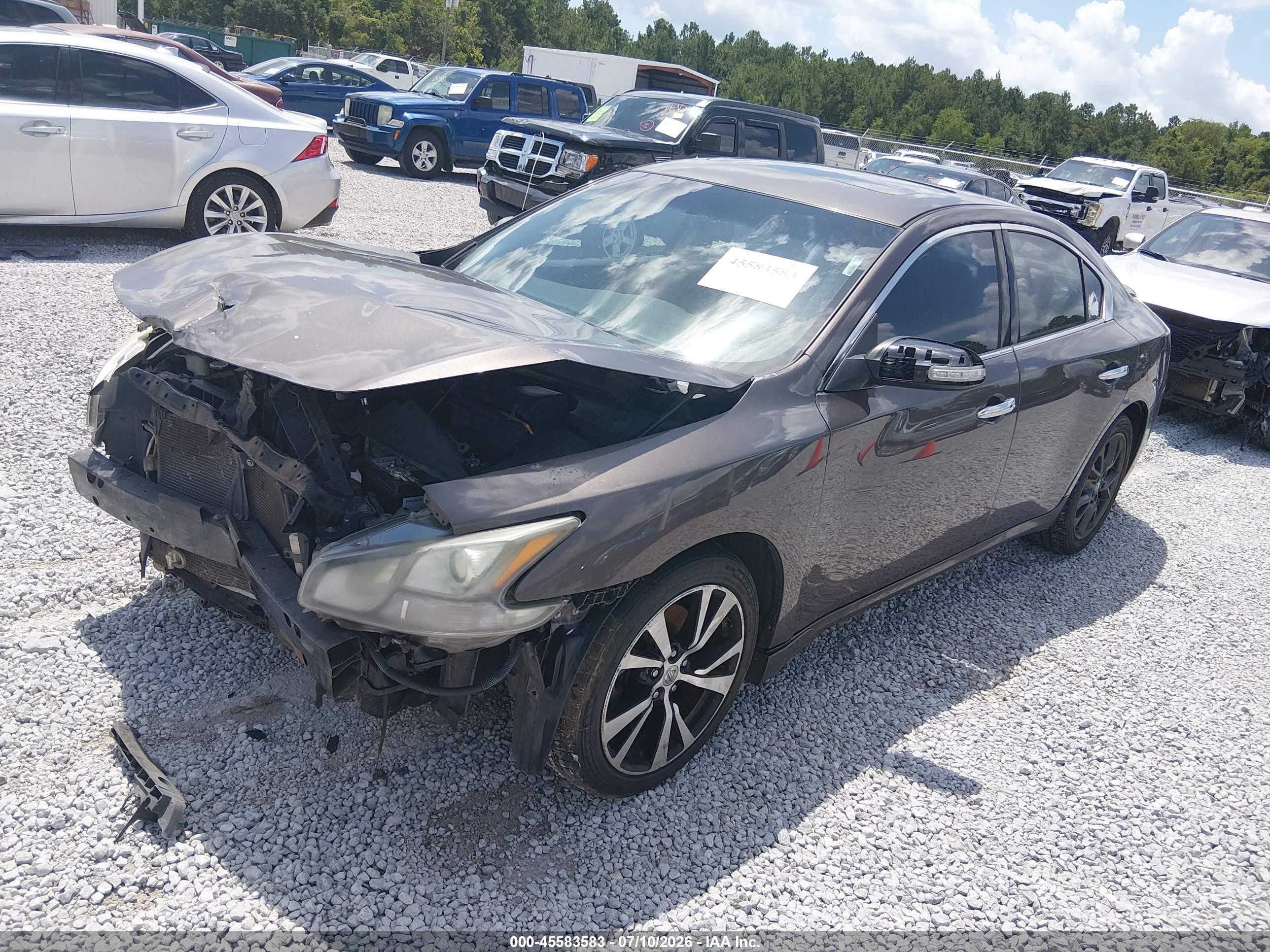2014 Nissan Maxima 3.5 S Gray vin: 1N4AA5AP8EC463039