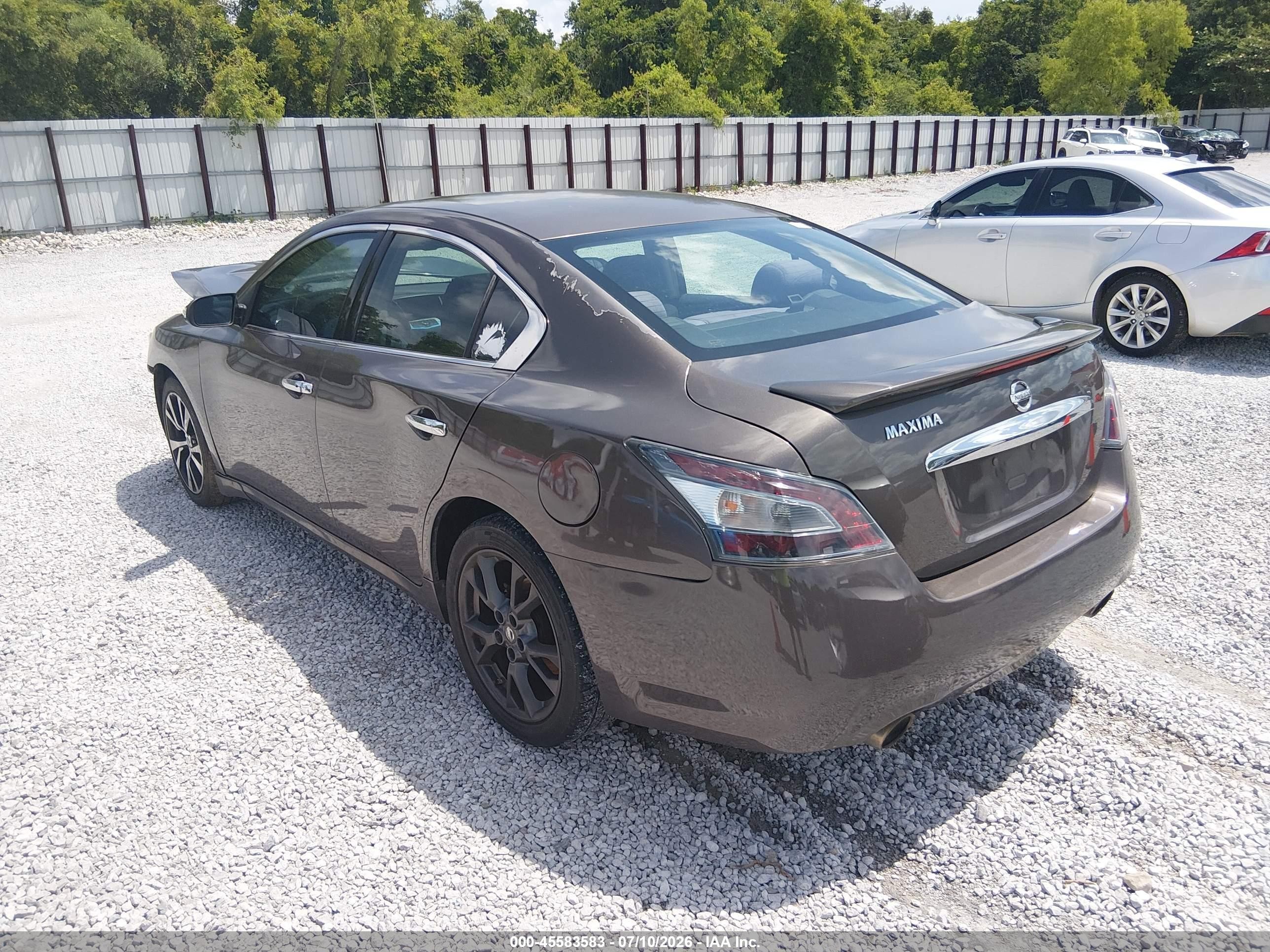2014 Nissan Maxima 3.5 S Gray vin: 1N4AA5AP8EC463039