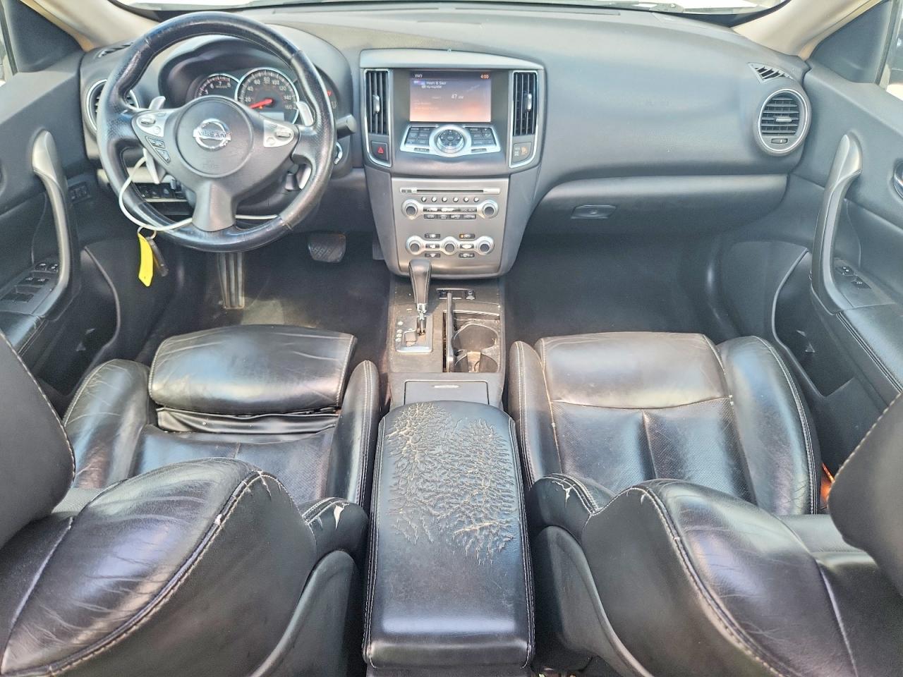2014 Nissan Maxima 3.5 Sv White vin: 1N4AA5AP8EC471125