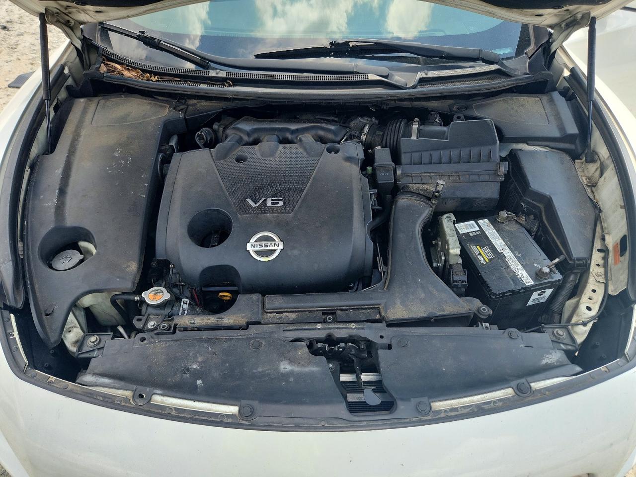 2014 Nissan Maxima 3.5 Sv White vin: 1N4AA5AP8EC471125