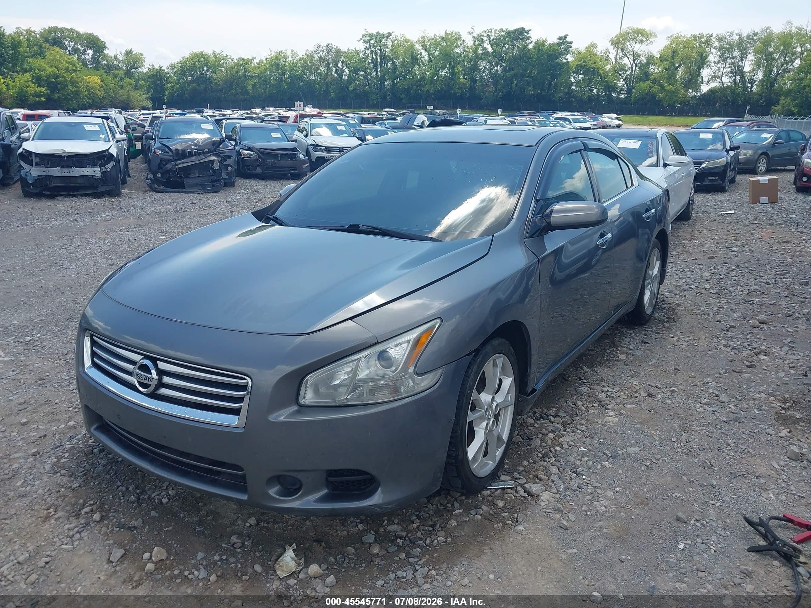 2014 Nissan Maxima 3.5 S Gray vin: 1N4AA5AP8EC471206