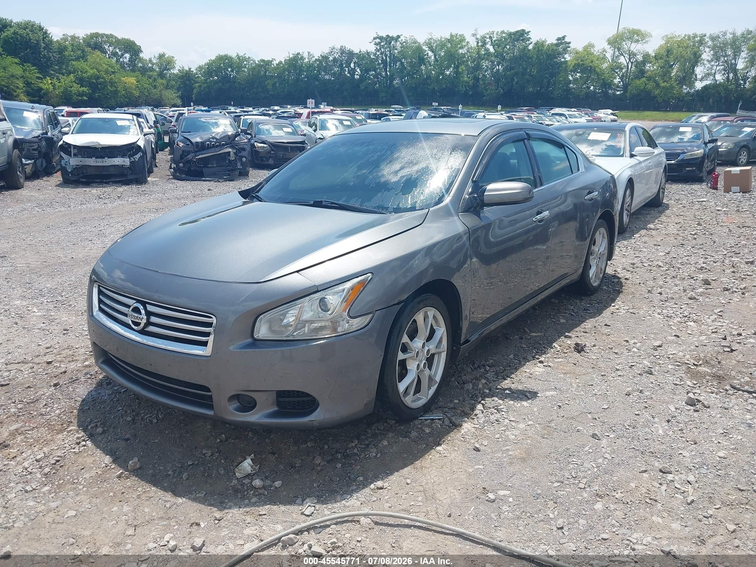 2014 Nissan Maxima 3.5 S Gray vin: 1N4AA5AP8EC471206