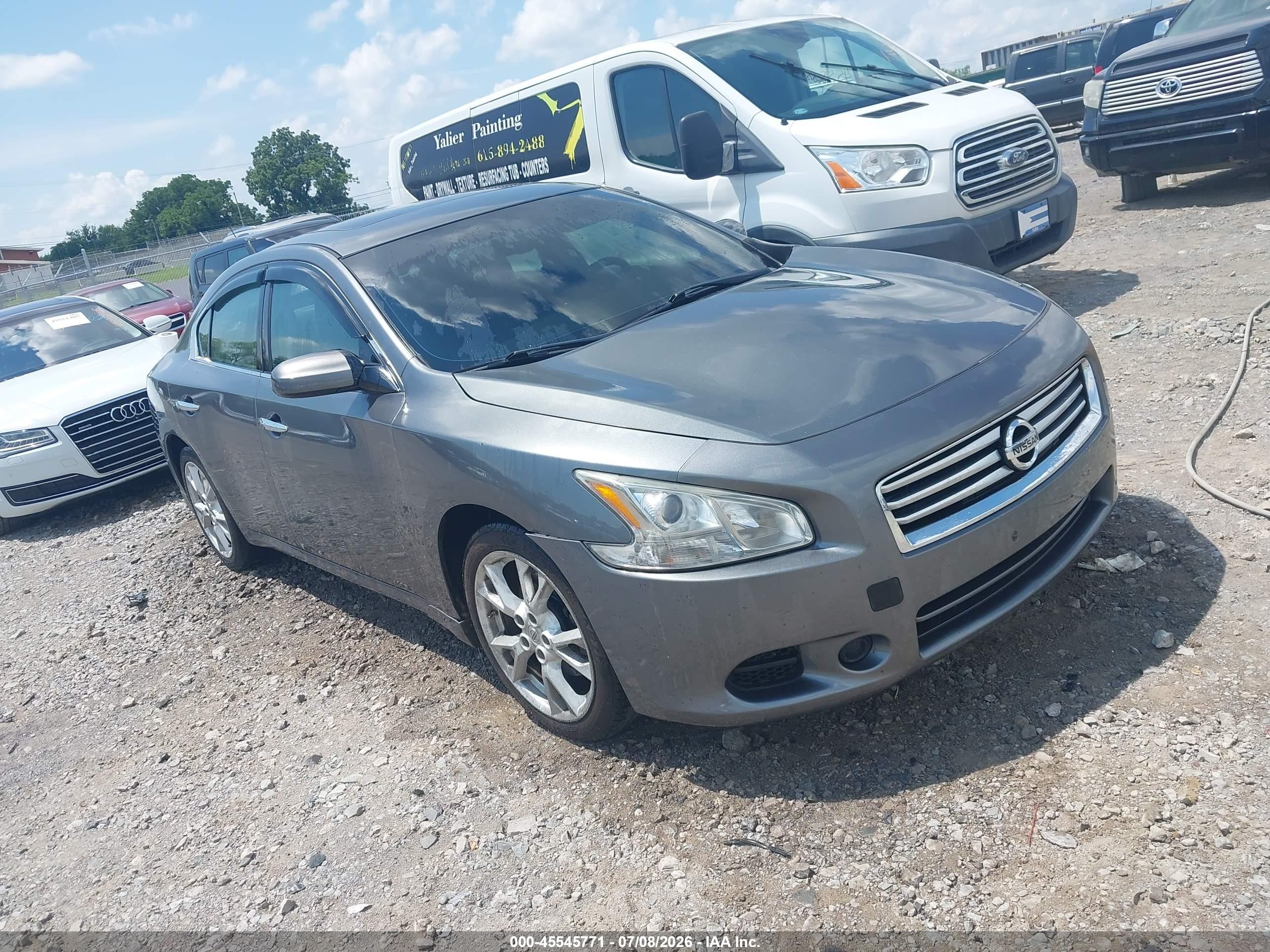 2014 Nissan Maxima 3.5 S Gray vin: 1N4AA5AP8EC471206