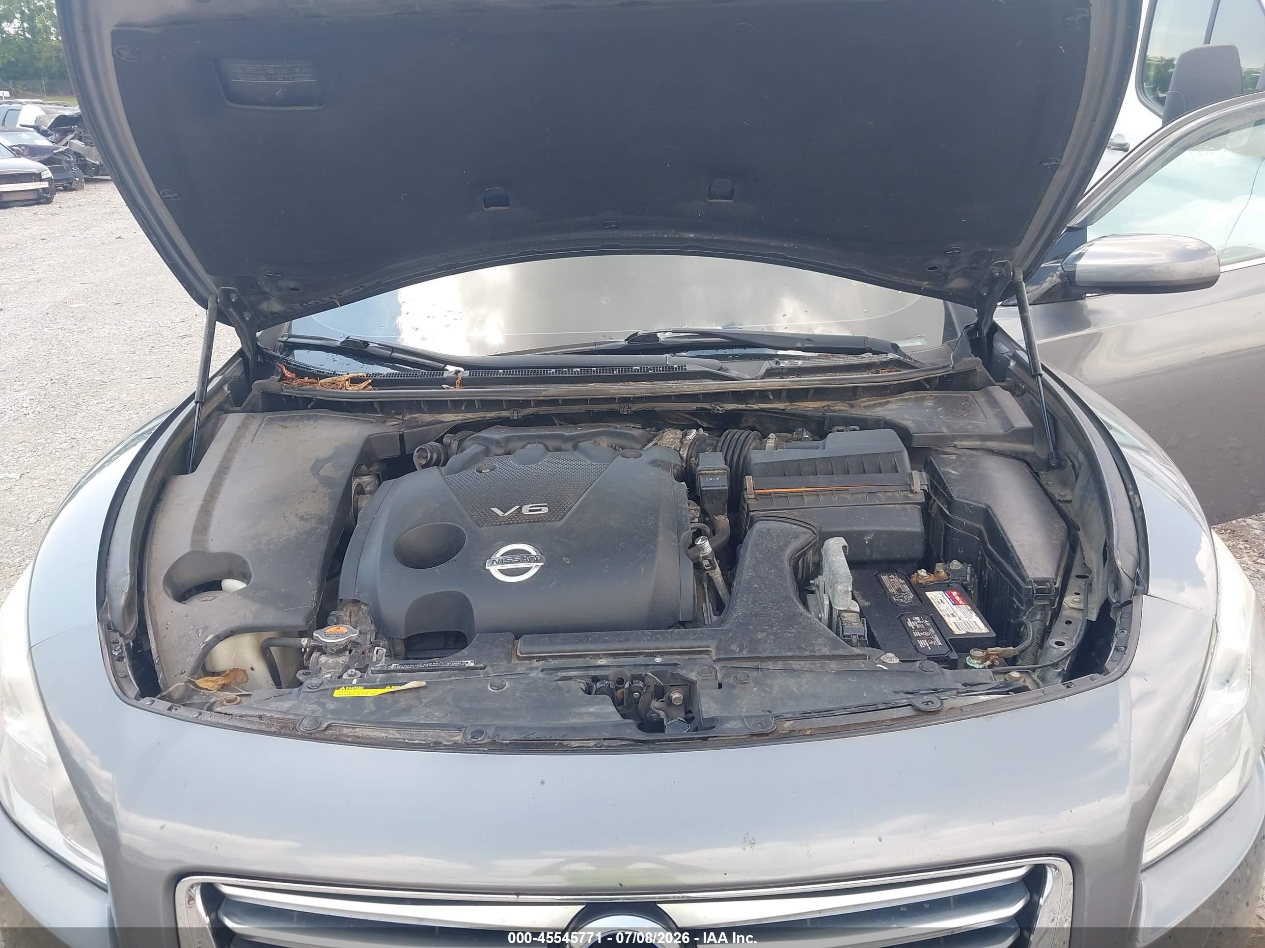 2014 Nissan Maxima 3.5 S Gray vin: 1N4AA5AP8EC471206