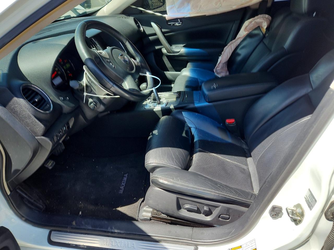 2014 Nissan Maxima 3.5 Sv White vin: 1N4AA5AP8EC473165