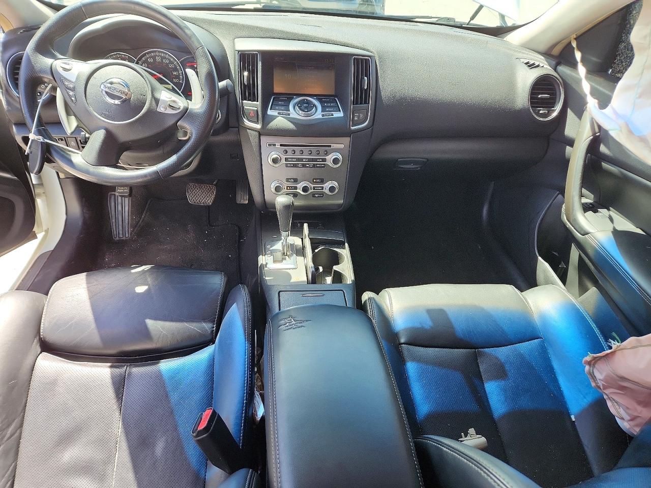 2014 Nissan Maxima 3.5 Sv White vin: 1N4AA5AP8EC473165