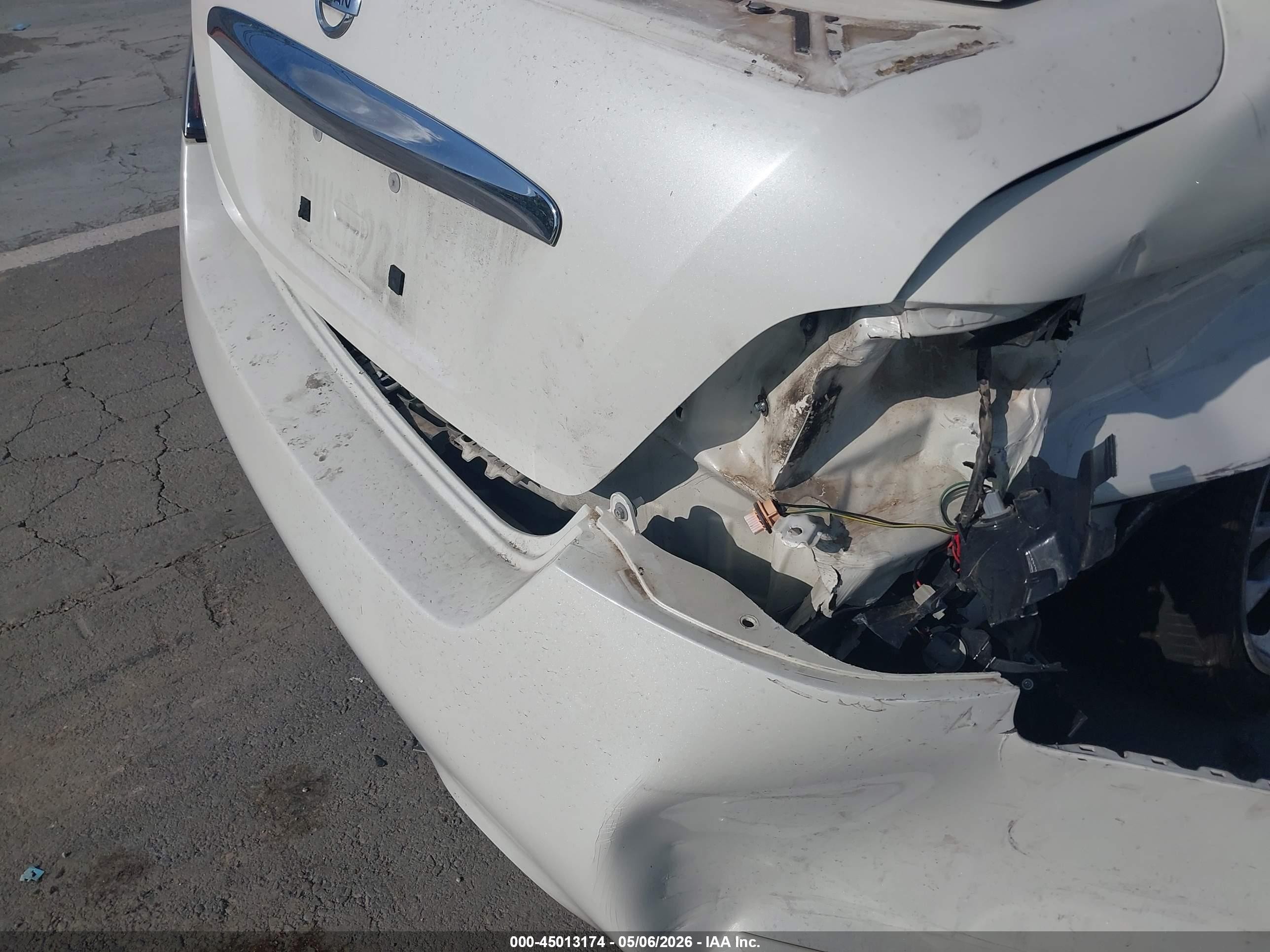 2014 Nissan Maxima 3.5 Sv White vin: 1N4AA5AP8EC476647