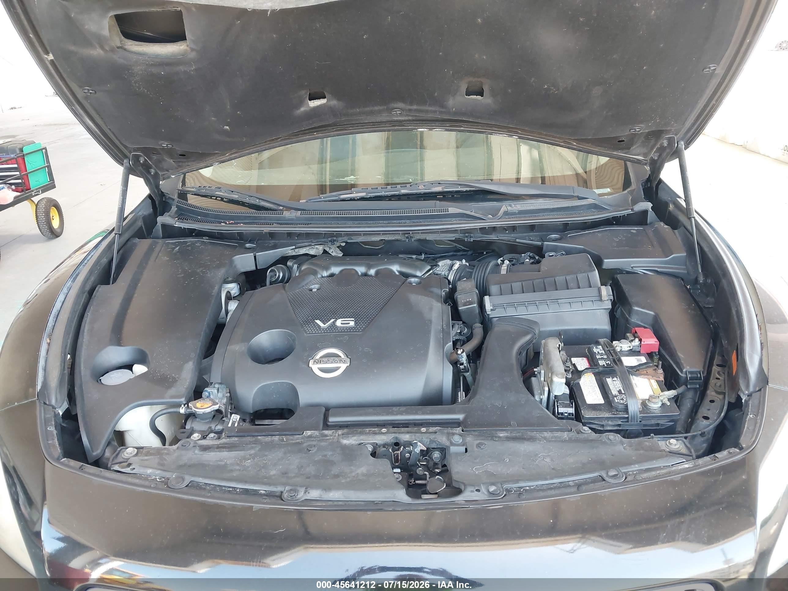 2014 Nissan Maxima 3.5 Sv Black vin: 1N4AA5AP8EC478432