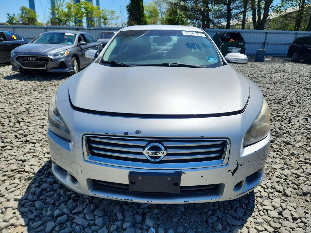 2014 Nissan Maxima 3.5 Sv Silver vin: 1N4AA5AP8EC478527