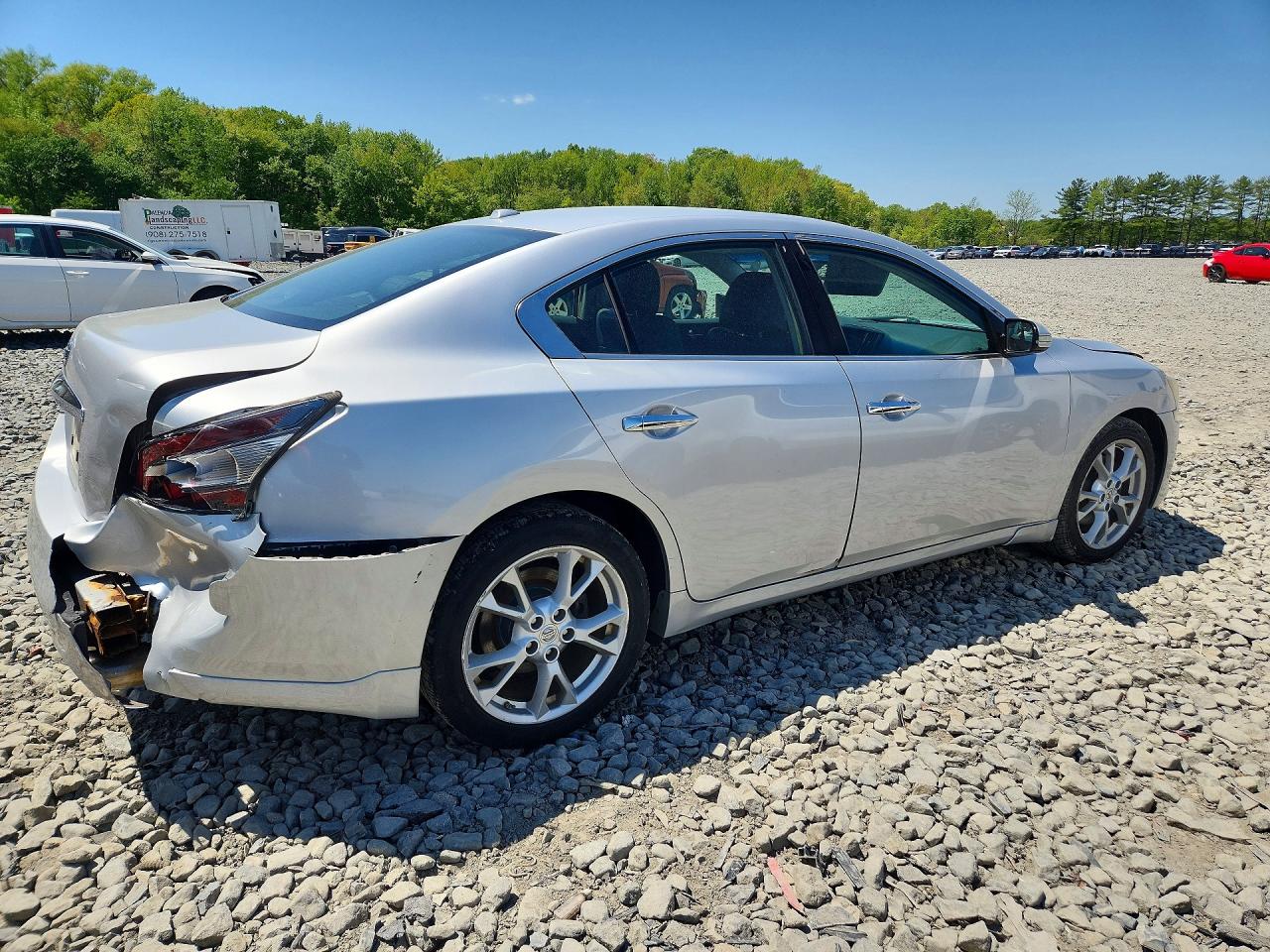 2014 Nissan Maxima 3.5 Sv Silver vin: 1N4AA5AP8EC478527