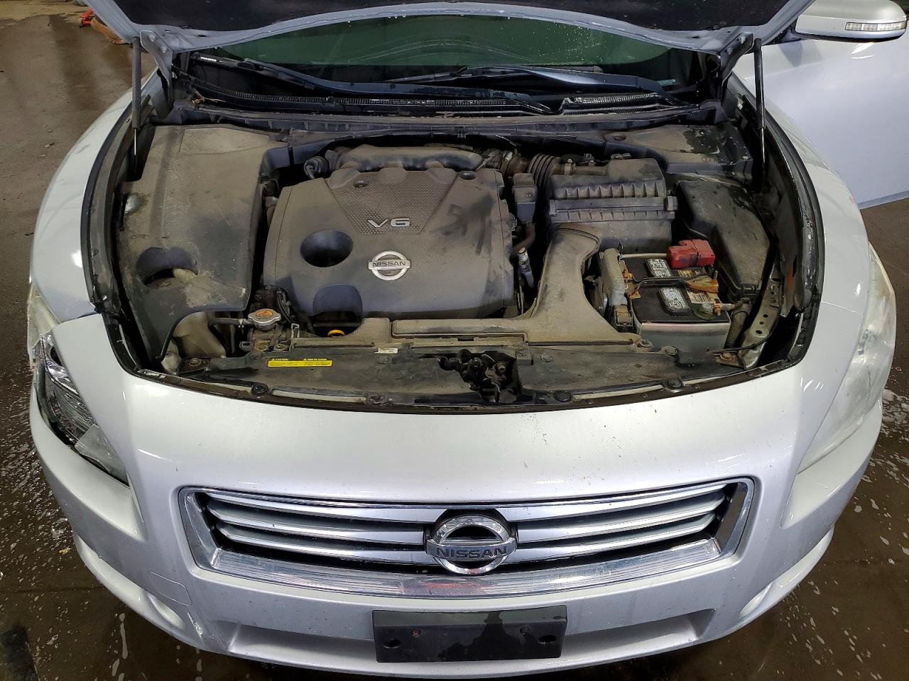 2014 Nissan Maxima 3.5 Sv Silver vin: 1N4AA5AP8EC480665