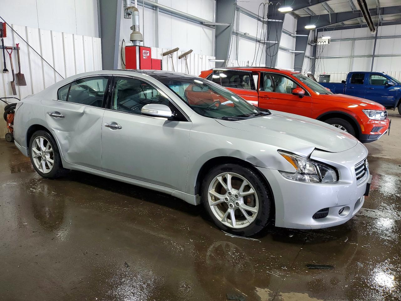 2014 Nissan Maxima 3.5 Sv Silver vin: 1N4AA5AP8EC480665