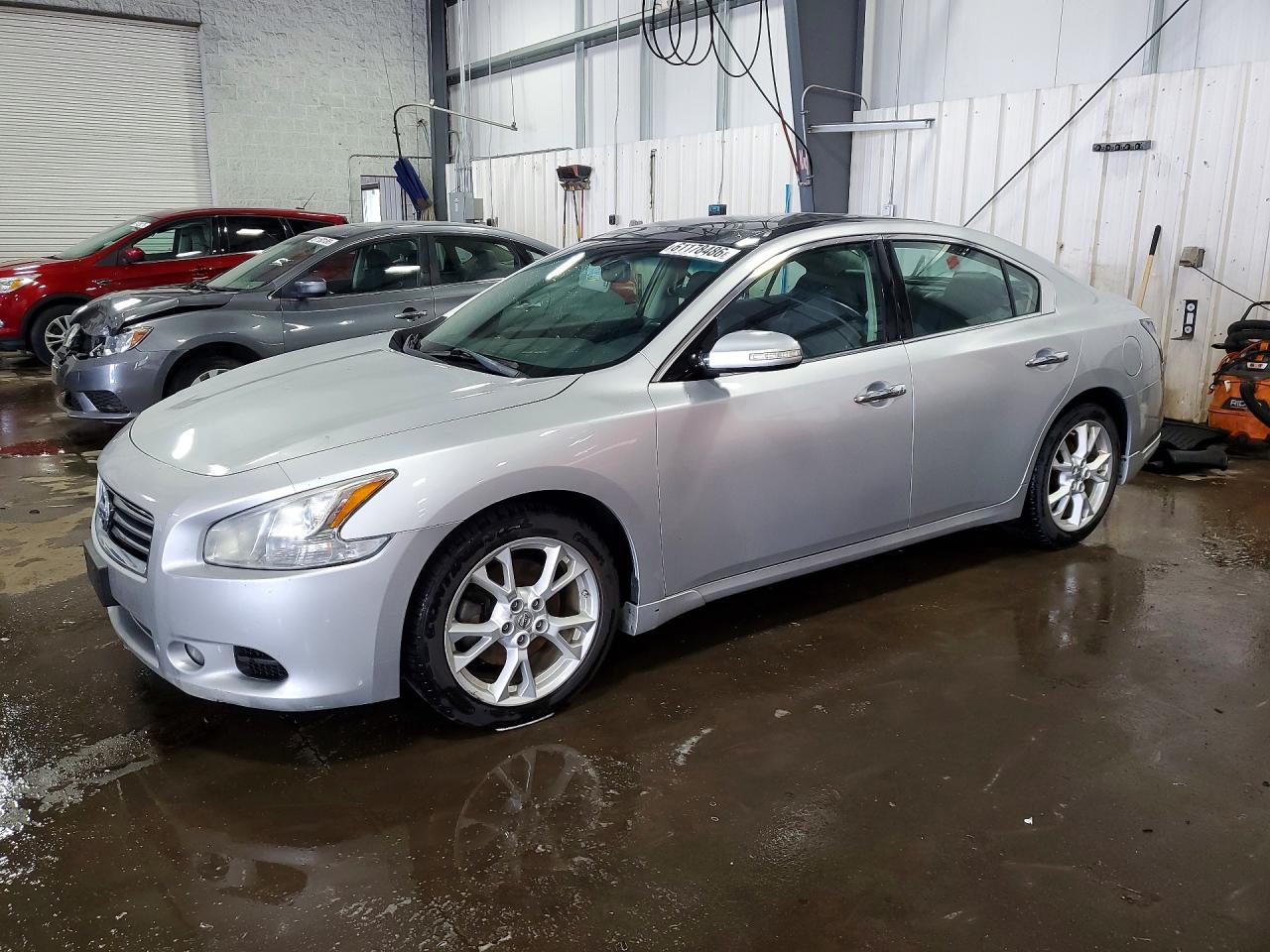 2014 Nissan Maxima 3.5 Sv Silver vin: 1N4AA5AP8EC480665