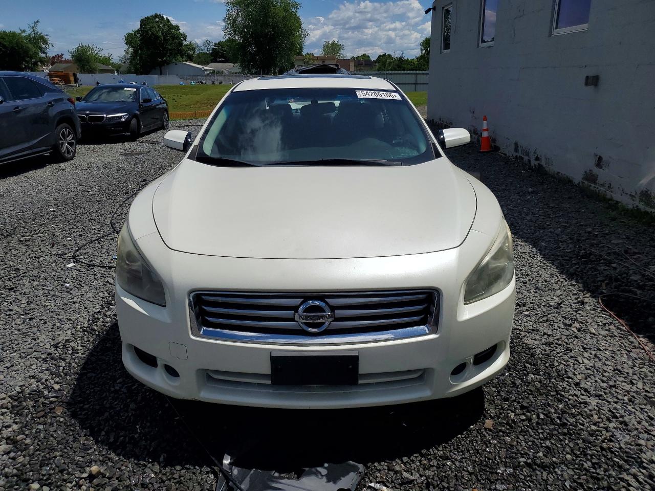 2014 Nissan Maxima 3.5 S White vin: 1N4AA5AP8EC484148