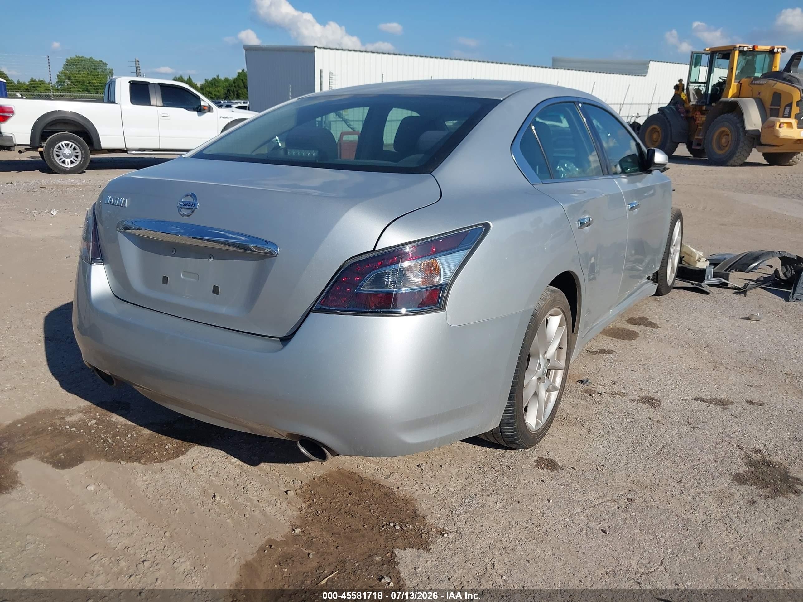 2014 Nissan Maxima 3.5 S/3.5 Sv Серебряный vin: 1N4AA5AP8EC486109