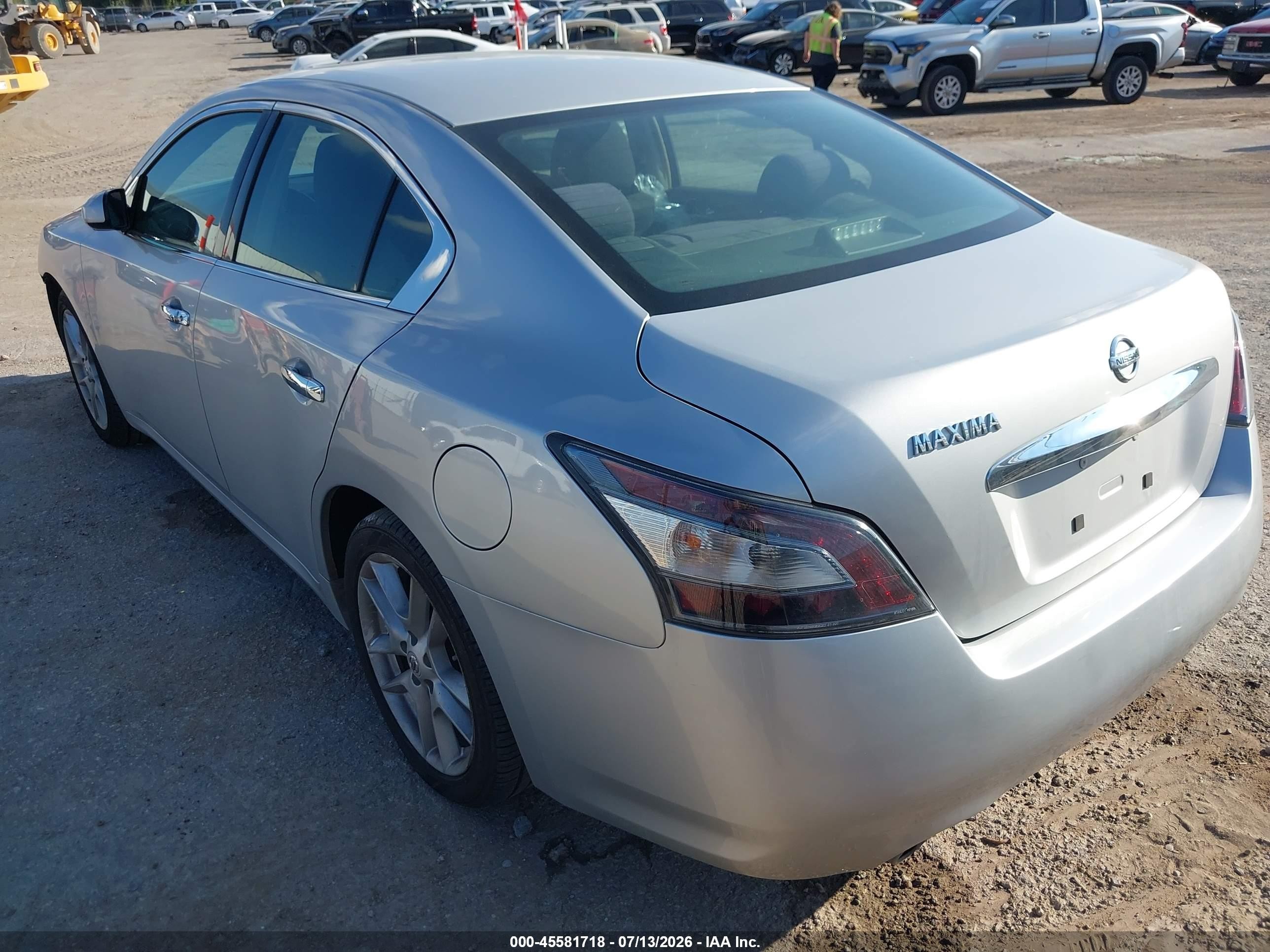 2014 Nissan Maxima 3.5 S/3.5 Sv Серебряный vin: 1N4AA5AP8EC486109