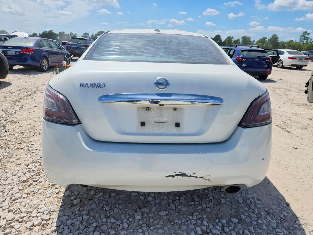 2014 Nissan Maxima 3.5 S White vin: 1N4AA5AP8EC486272