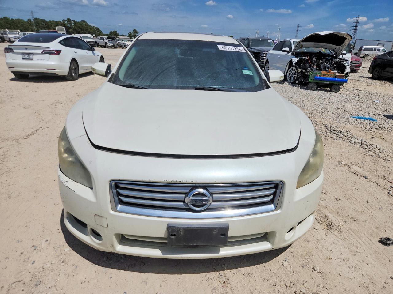 2014 Nissan Maxima 3.5 S White vin: 1N4AA5AP8EC486272
