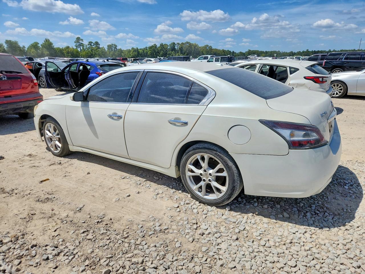 2014 Nissan Maxima 3.5 S White vin: 1N4AA5AP8EC486272