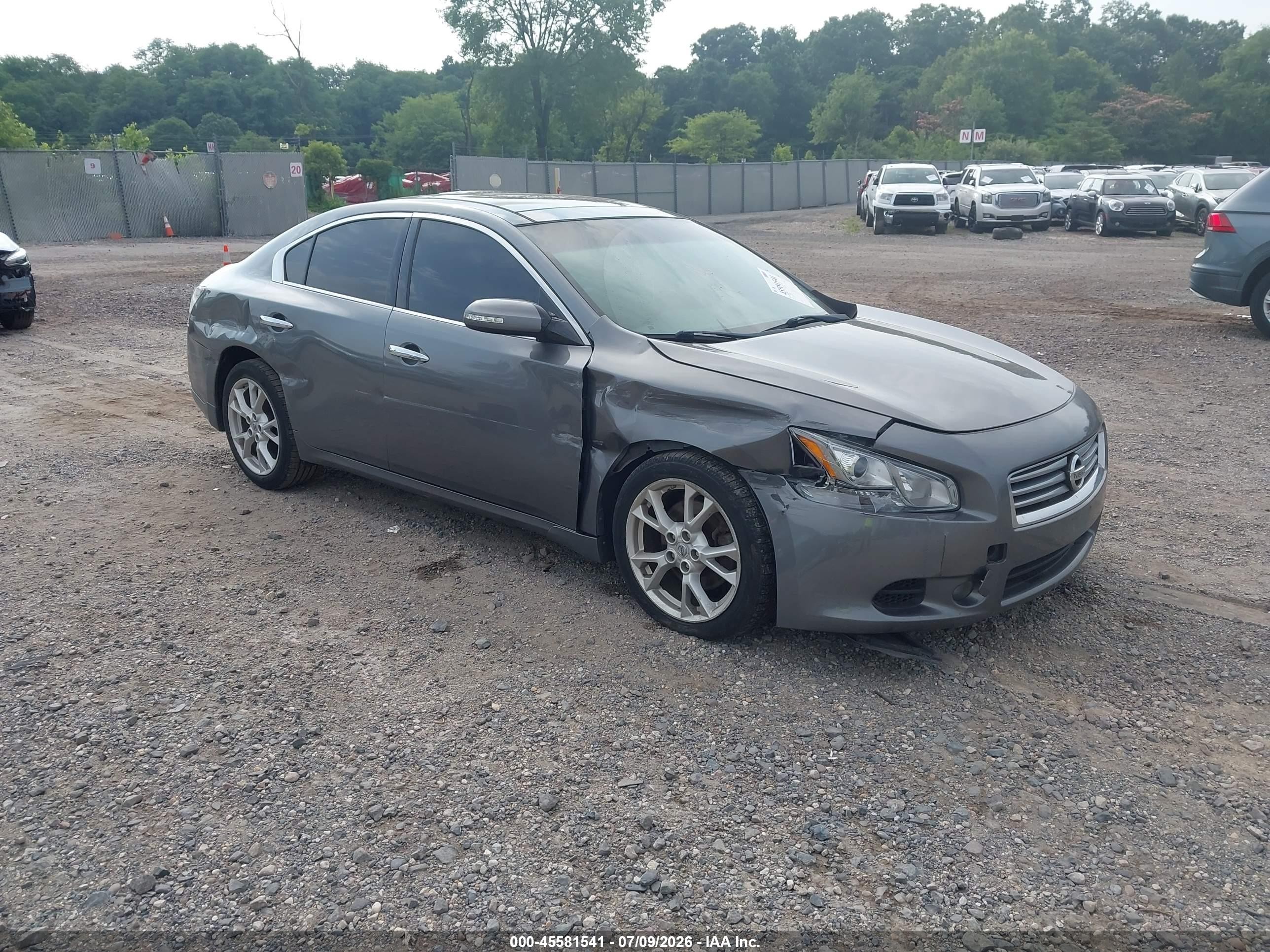 2014 Nissan Maxima 3.5 Sv Gray vin: 1N4AA5AP8EC492833