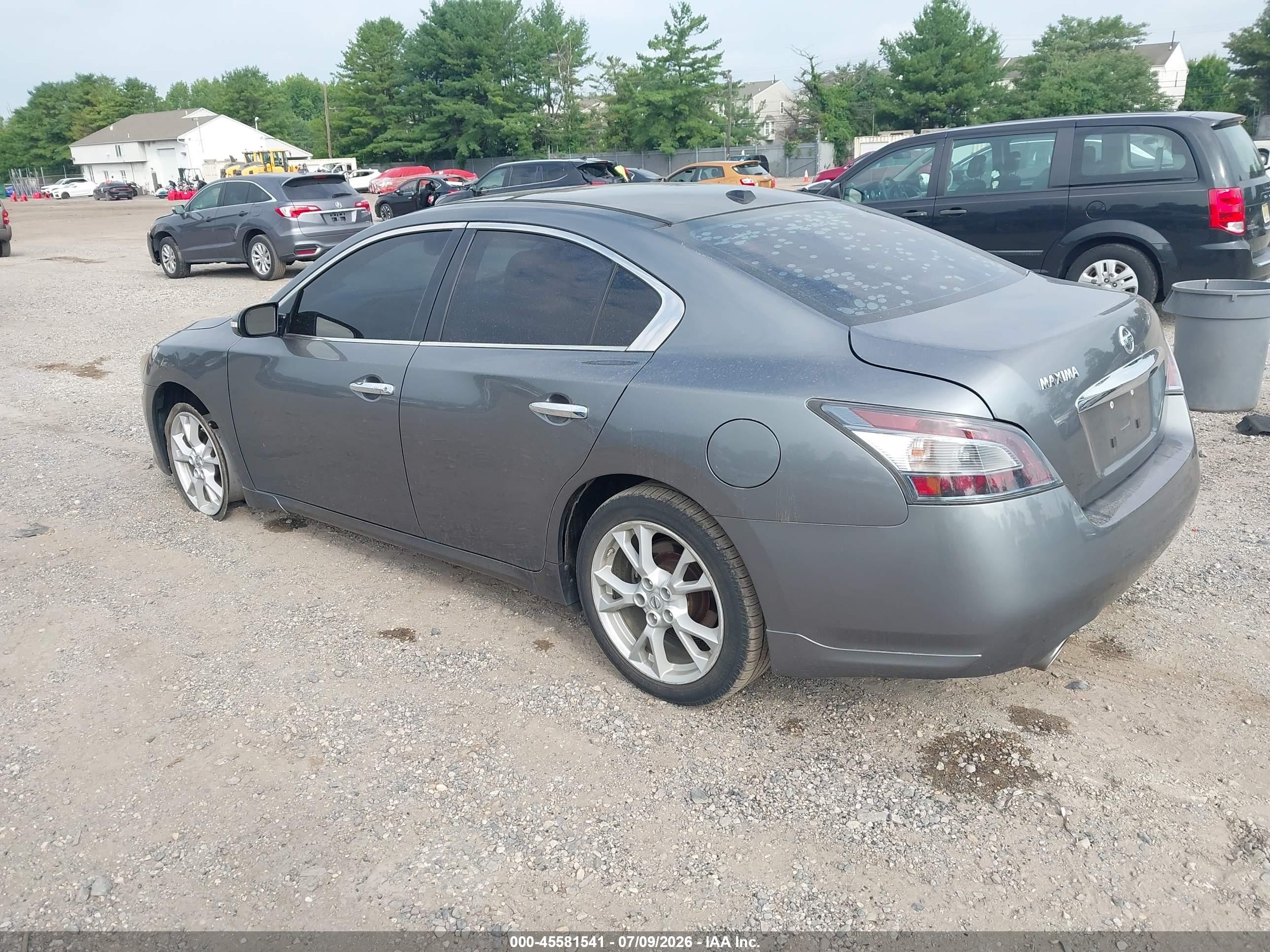 2014 Nissan Maxima 3.5 Sv Gray vin: 1N4AA5AP8EC492833