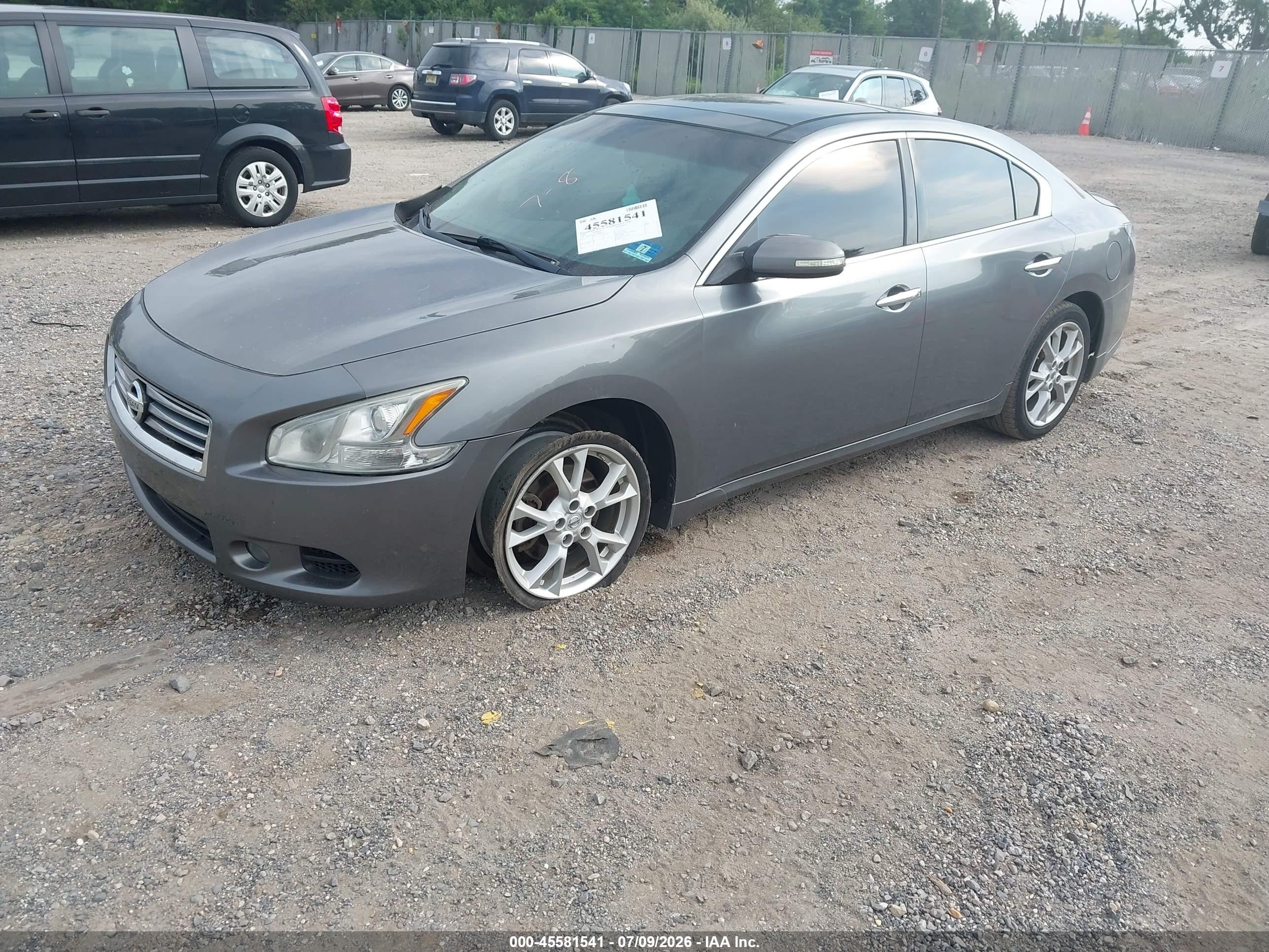 2014 Nissan Maxima 3.5 Sv Gray vin: 1N4AA5AP8EC492833