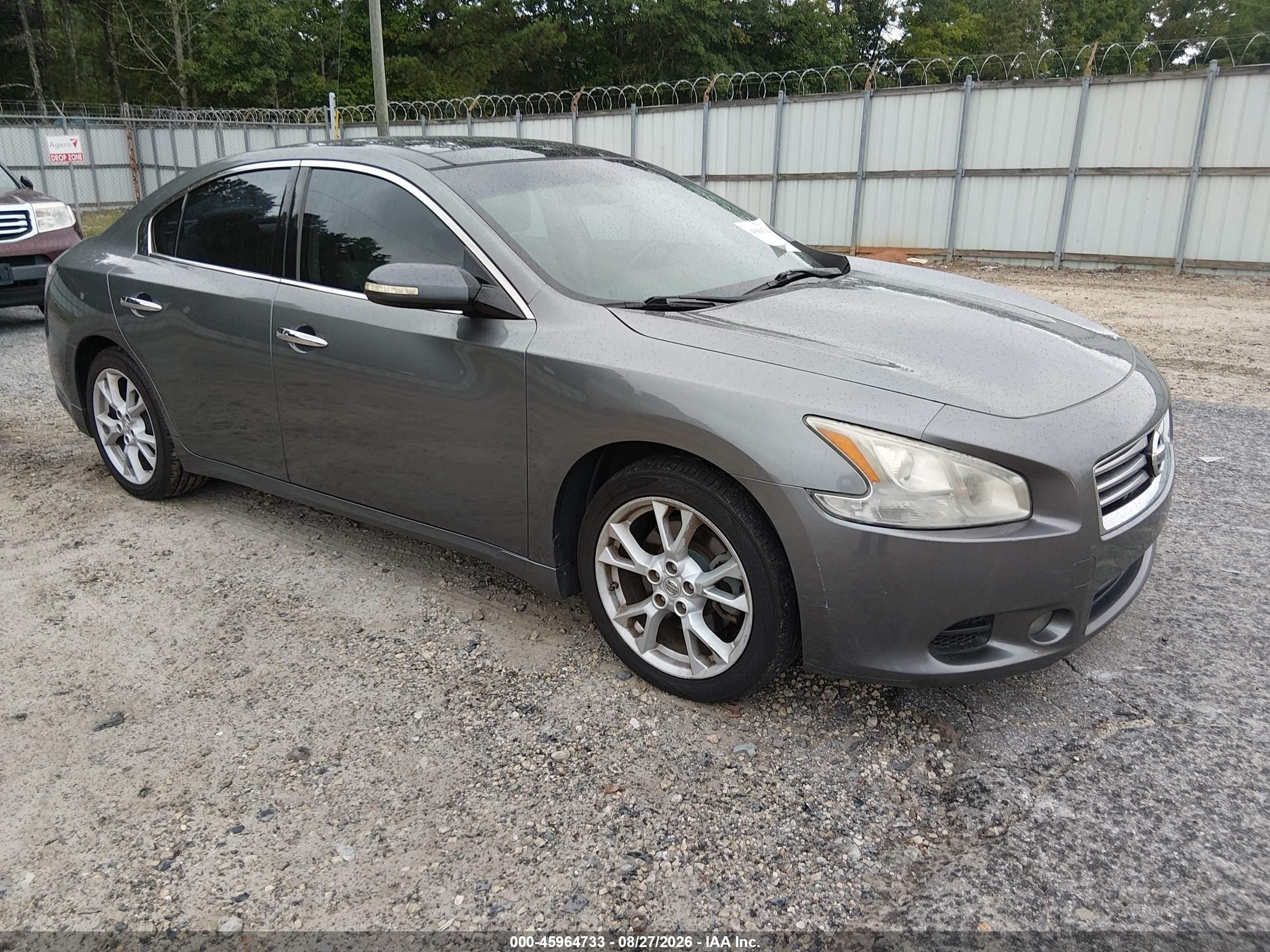2014 Nissan Maxima 3.5 Sv Gray vin: 1N4AA5AP8EC495750