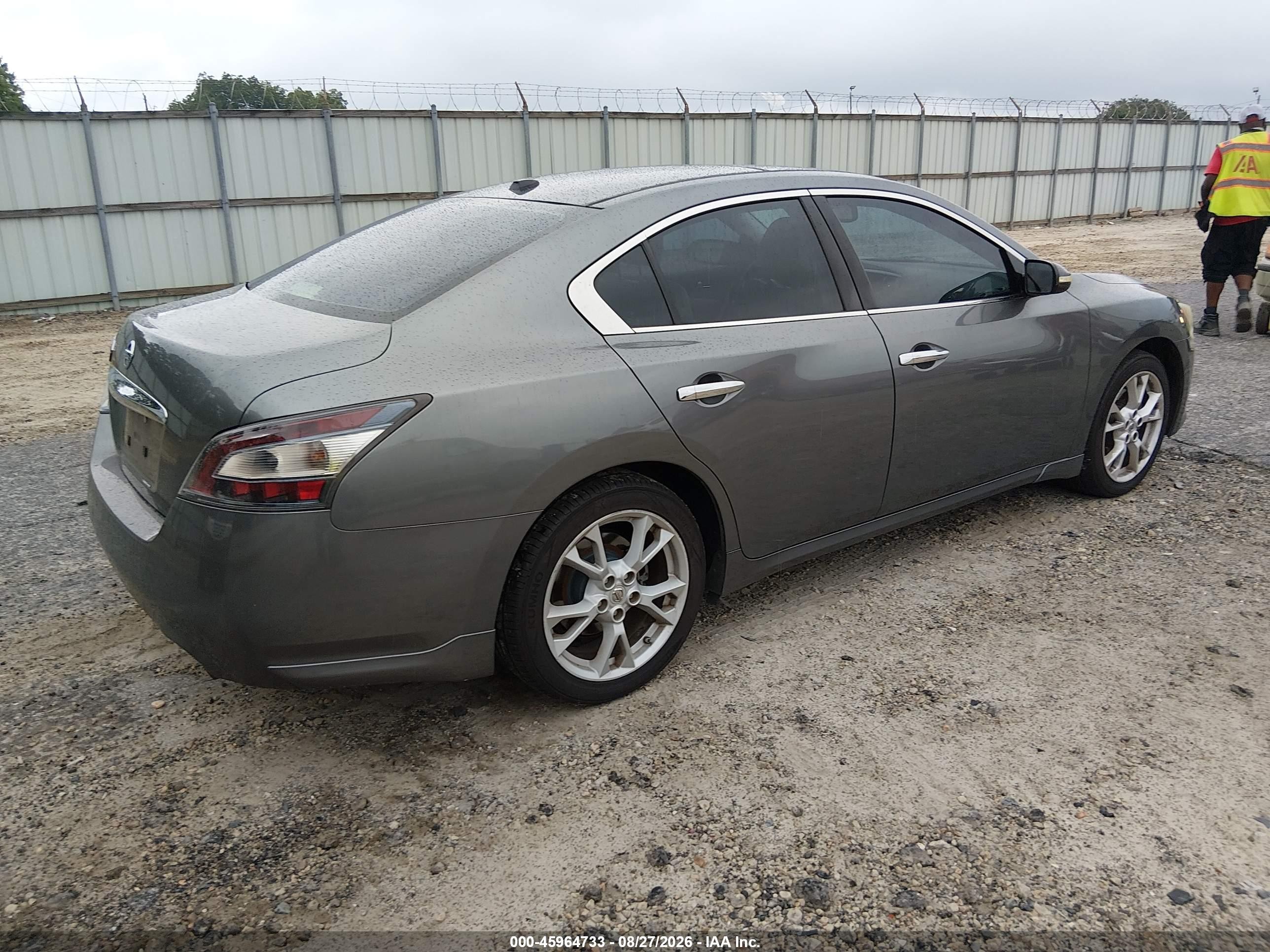 2014 Nissan Maxima 3.5 Sv Gray vin: 1N4AA5AP8EC495750