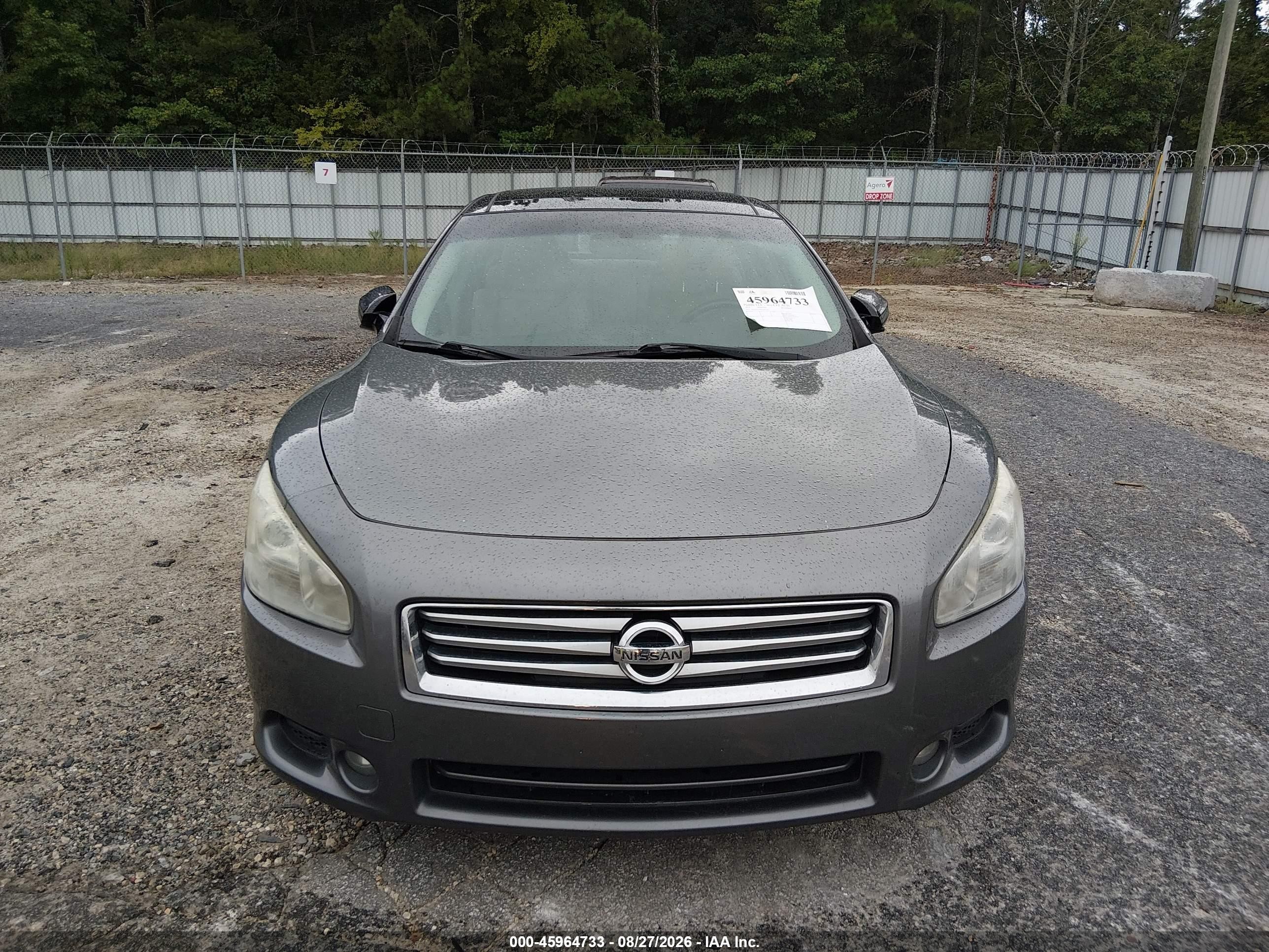 2014 Nissan Maxima 3.5 Sv Gray vin: 1N4AA5AP8EC495750