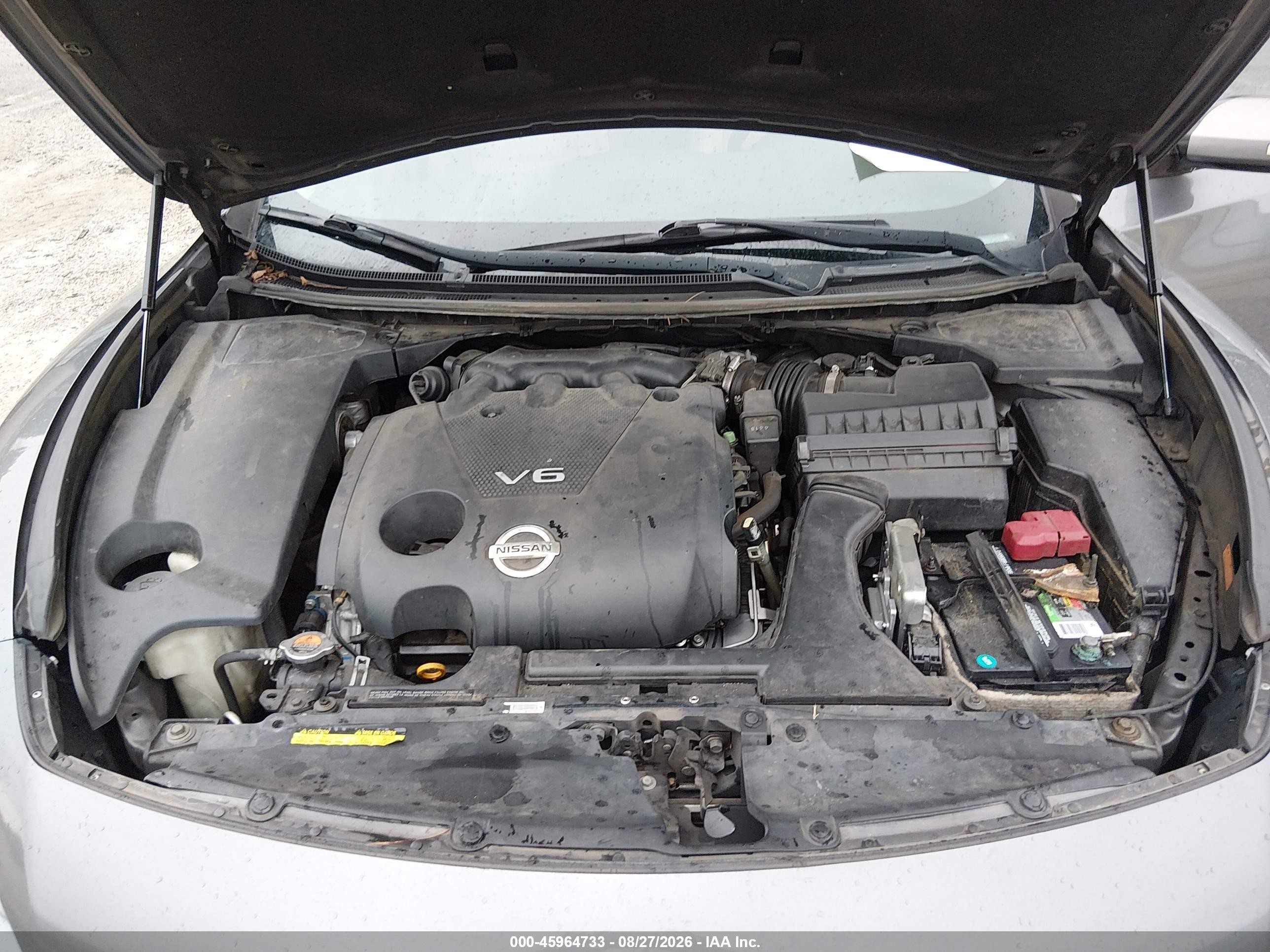 2014 Nissan Maxima 3.5 Sv Gray vin: 1N4AA5AP8EC495750