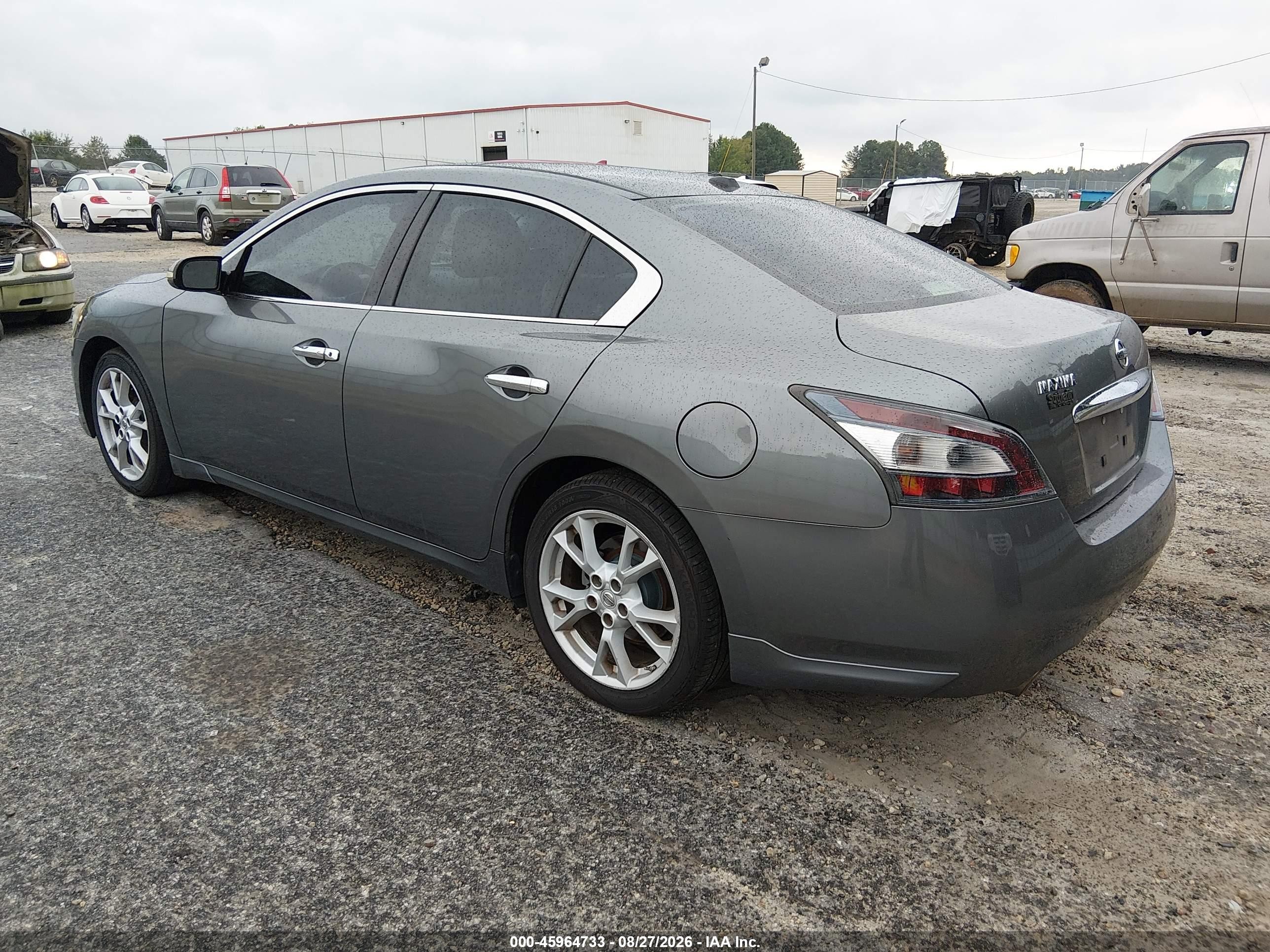 2014 Nissan Maxima 3.5 Sv Gray vin: 1N4AA5AP8EC495750