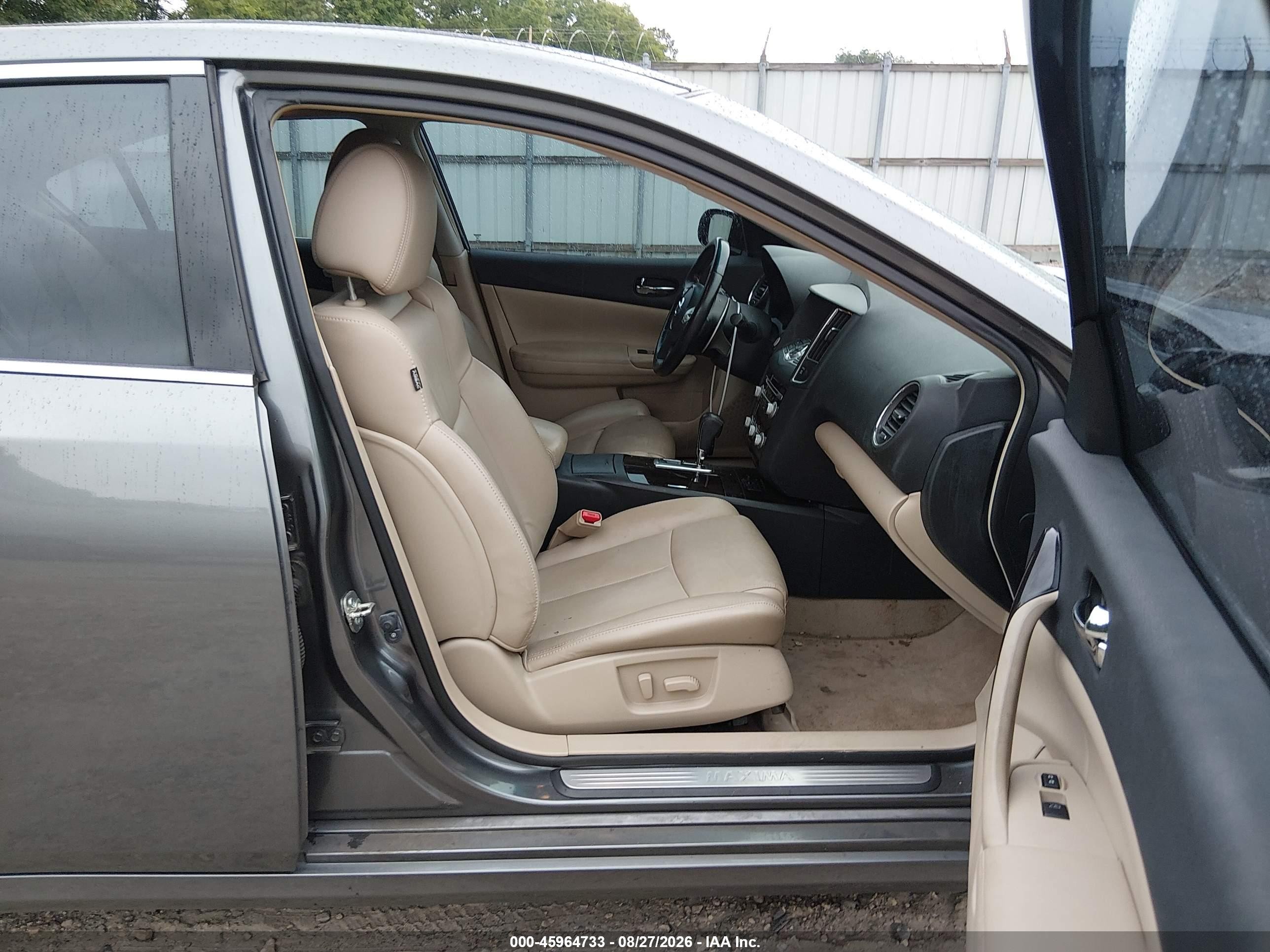 2014 Nissan Maxima 3.5 Sv Gray vin: 1N4AA5AP8EC495750