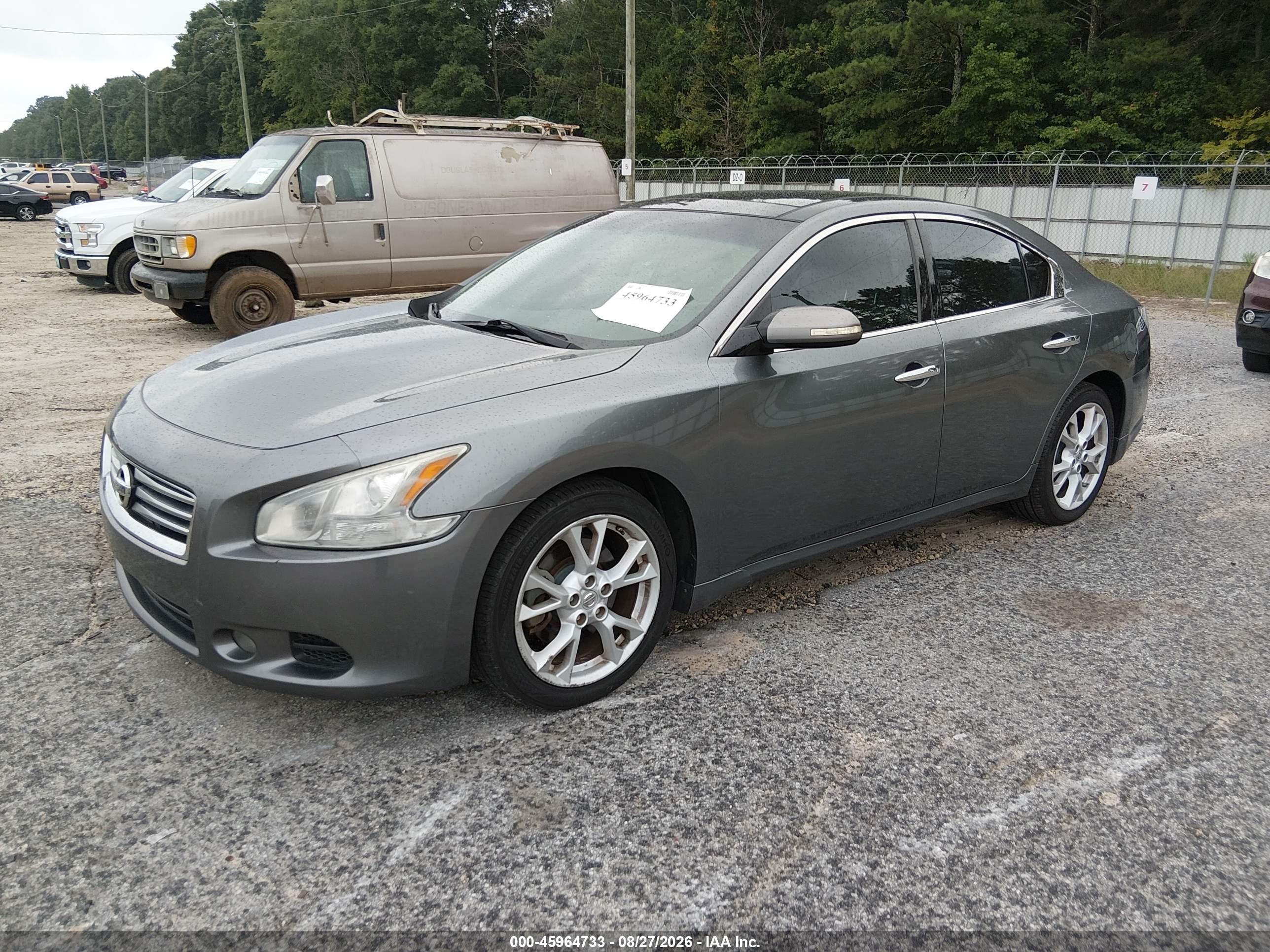 2014 Nissan Maxima 3.5 Sv Gray vin: 1N4AA5AP8EC495750