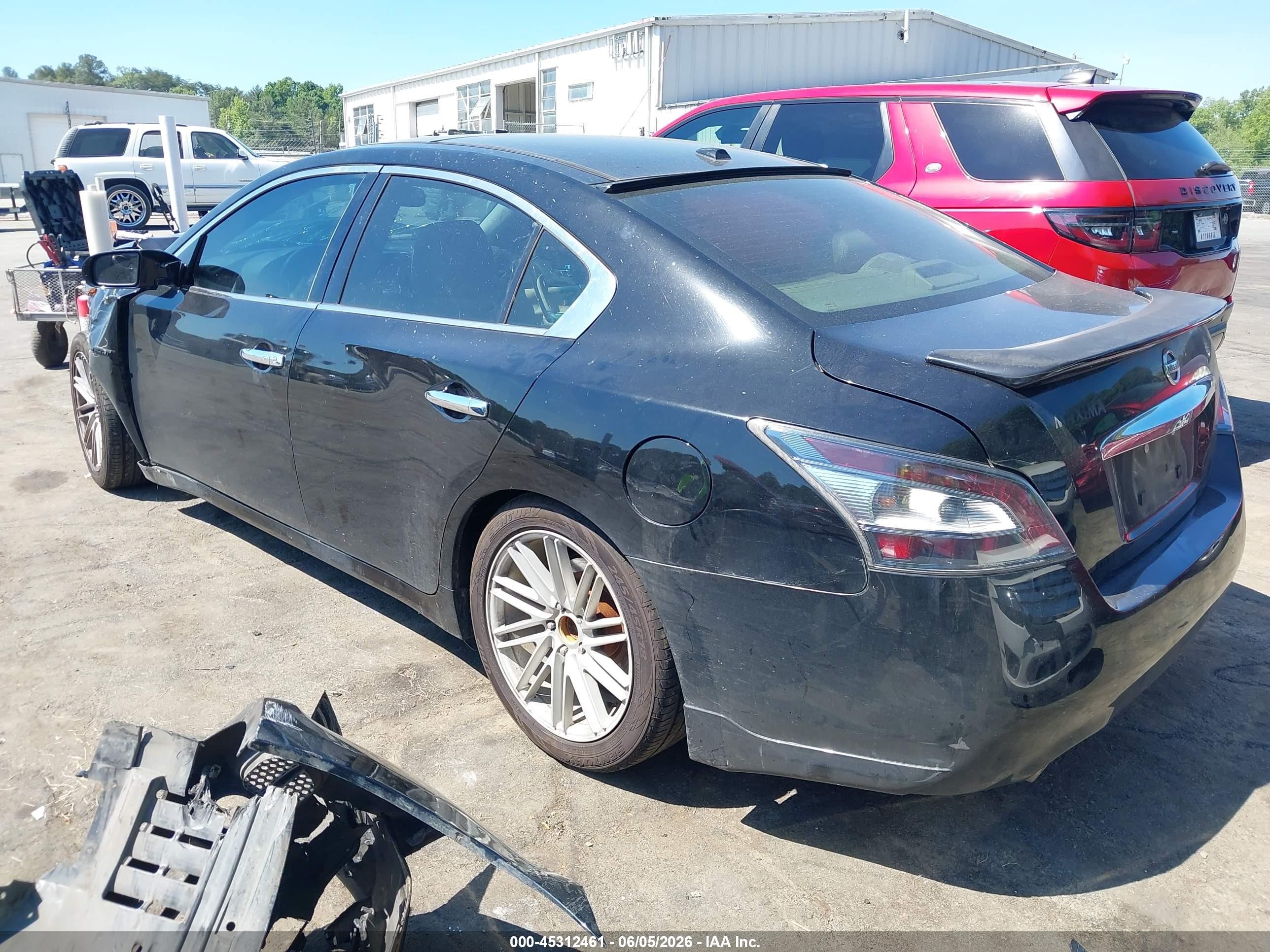 2014 Nissan Maxima 3.5 Sv Black vin: 1N4AA5AP8EC497904