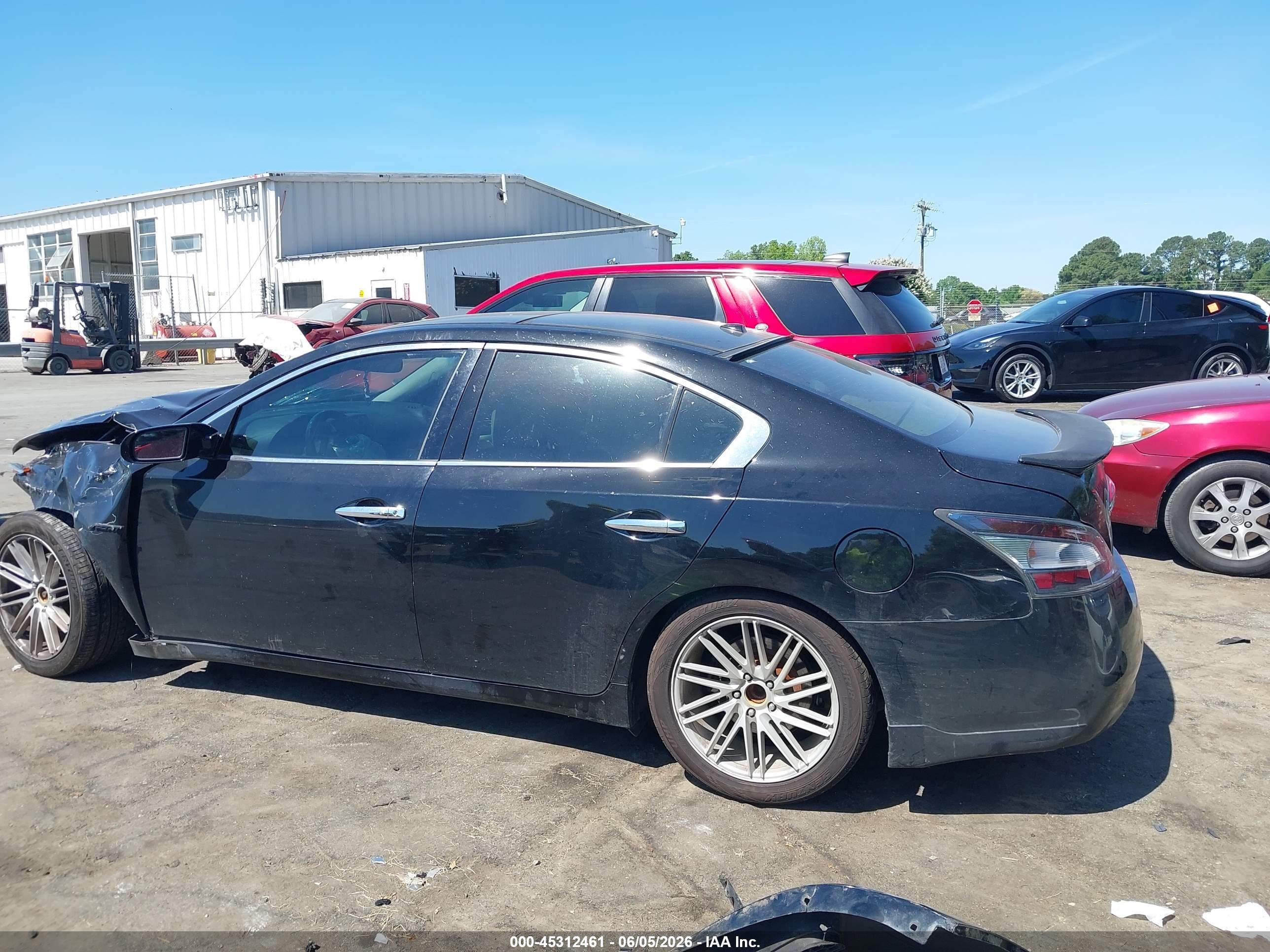 2014 Nissan Maxima 3.5 Sv Black vin: 1N4AA5AP8EC497904