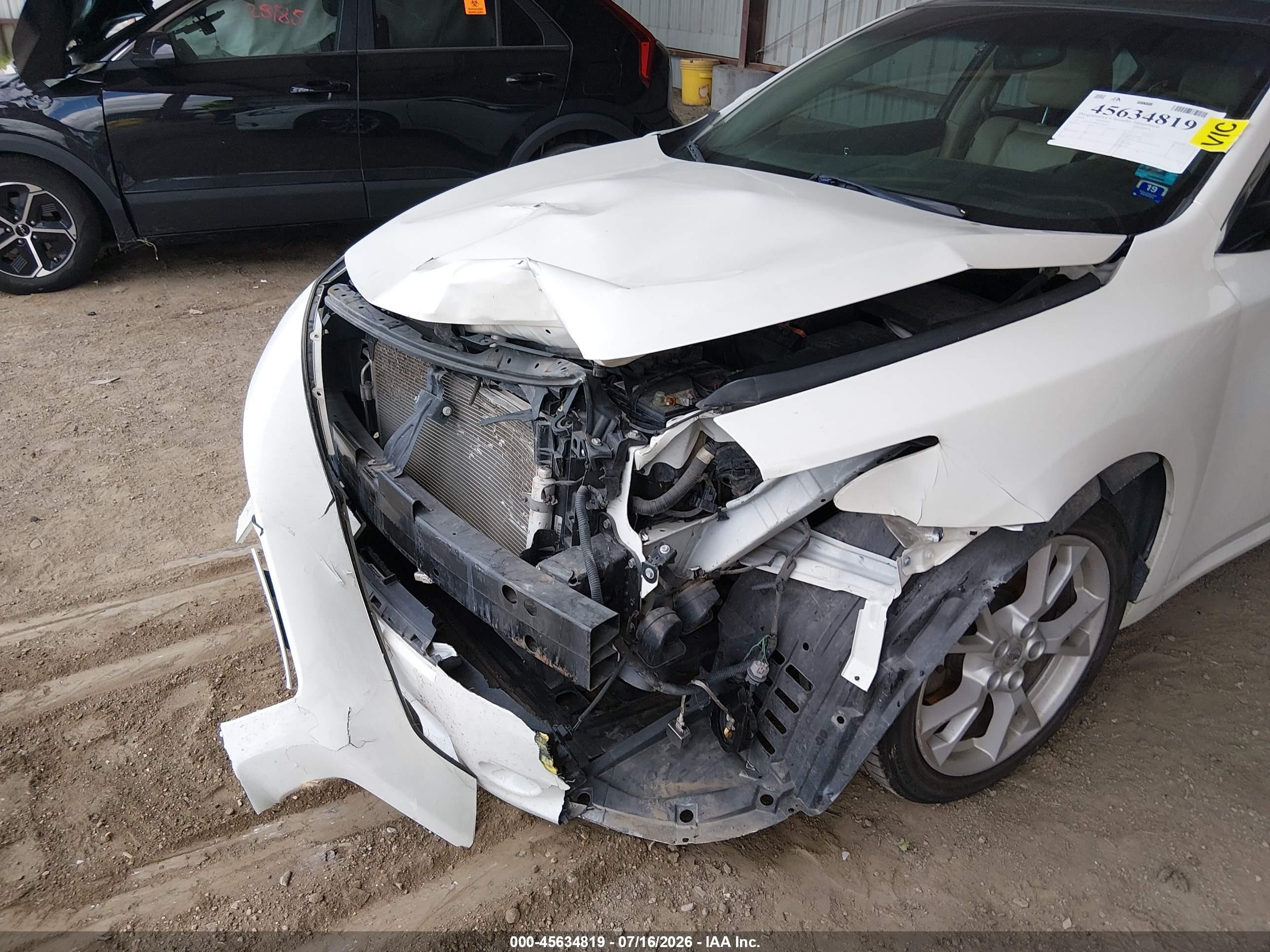 2014 Nissan Maxima 3.5 Sv White vin: 1N4AA5AP8EC910677