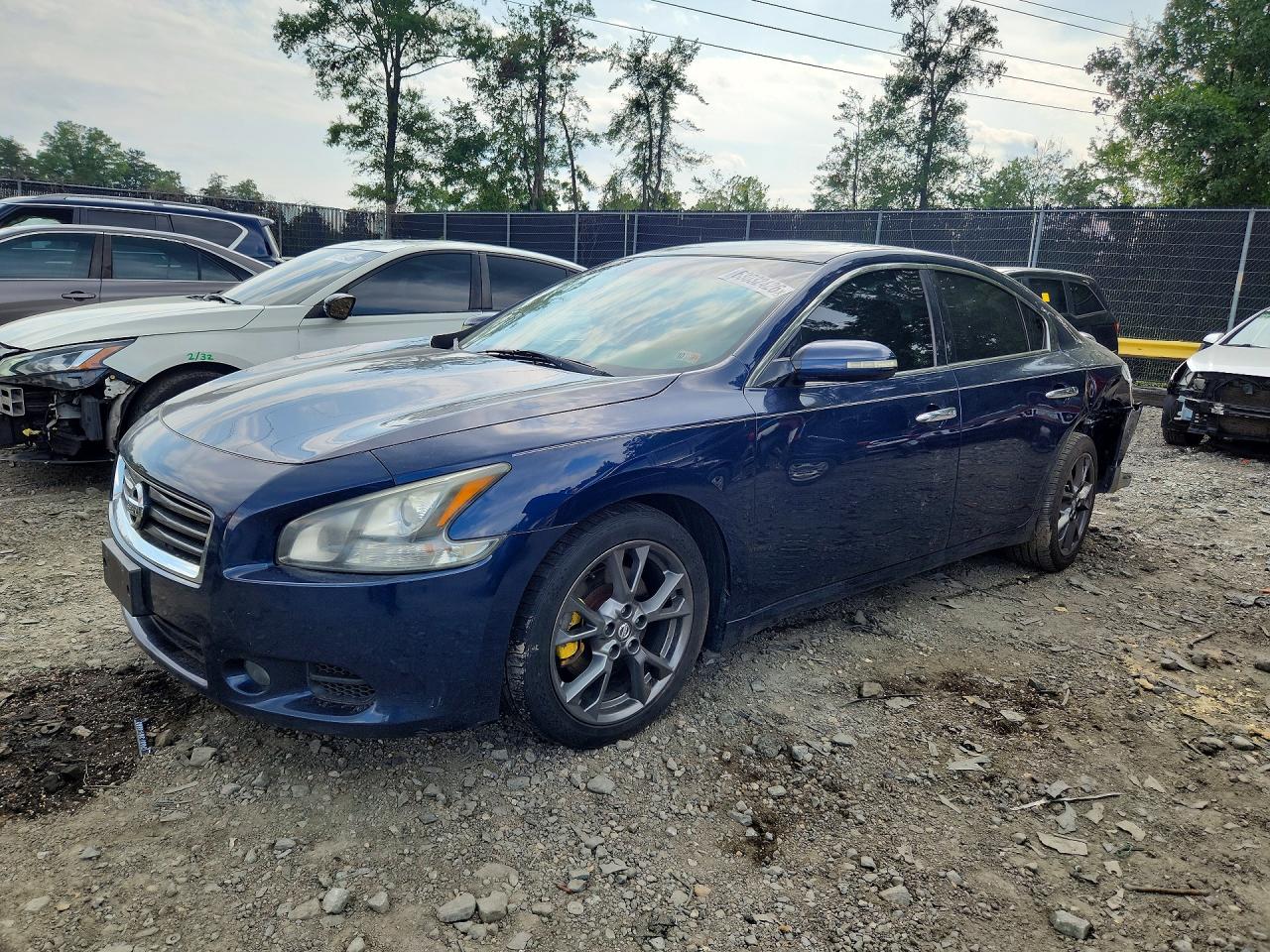 2014 Nissan Maxima 3.5 S Blue vin: 1N4AA5AP8EC912784