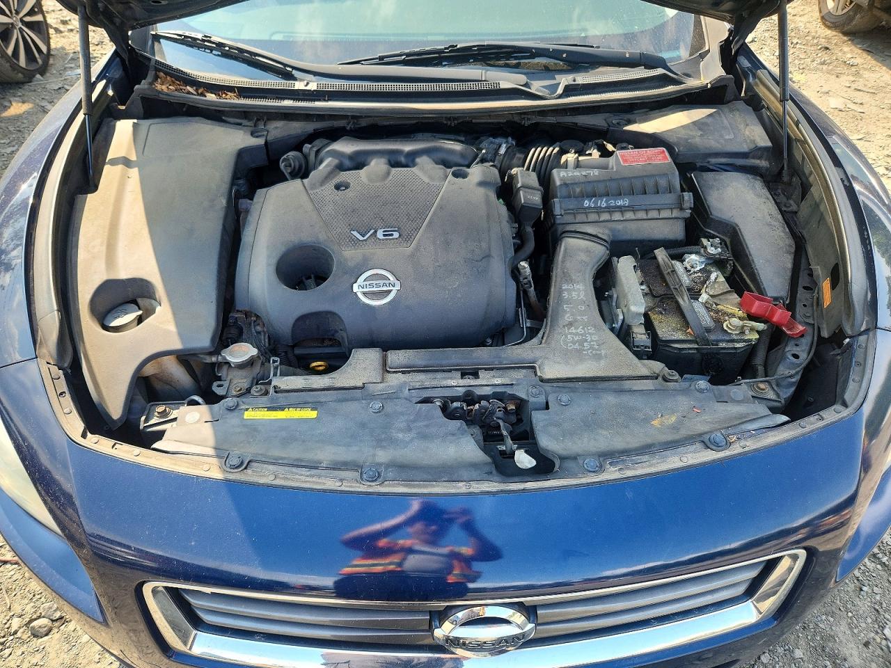 2014 Nissan Maxima 3.5 S Синий vin: 1N4AA5AP8EC912784