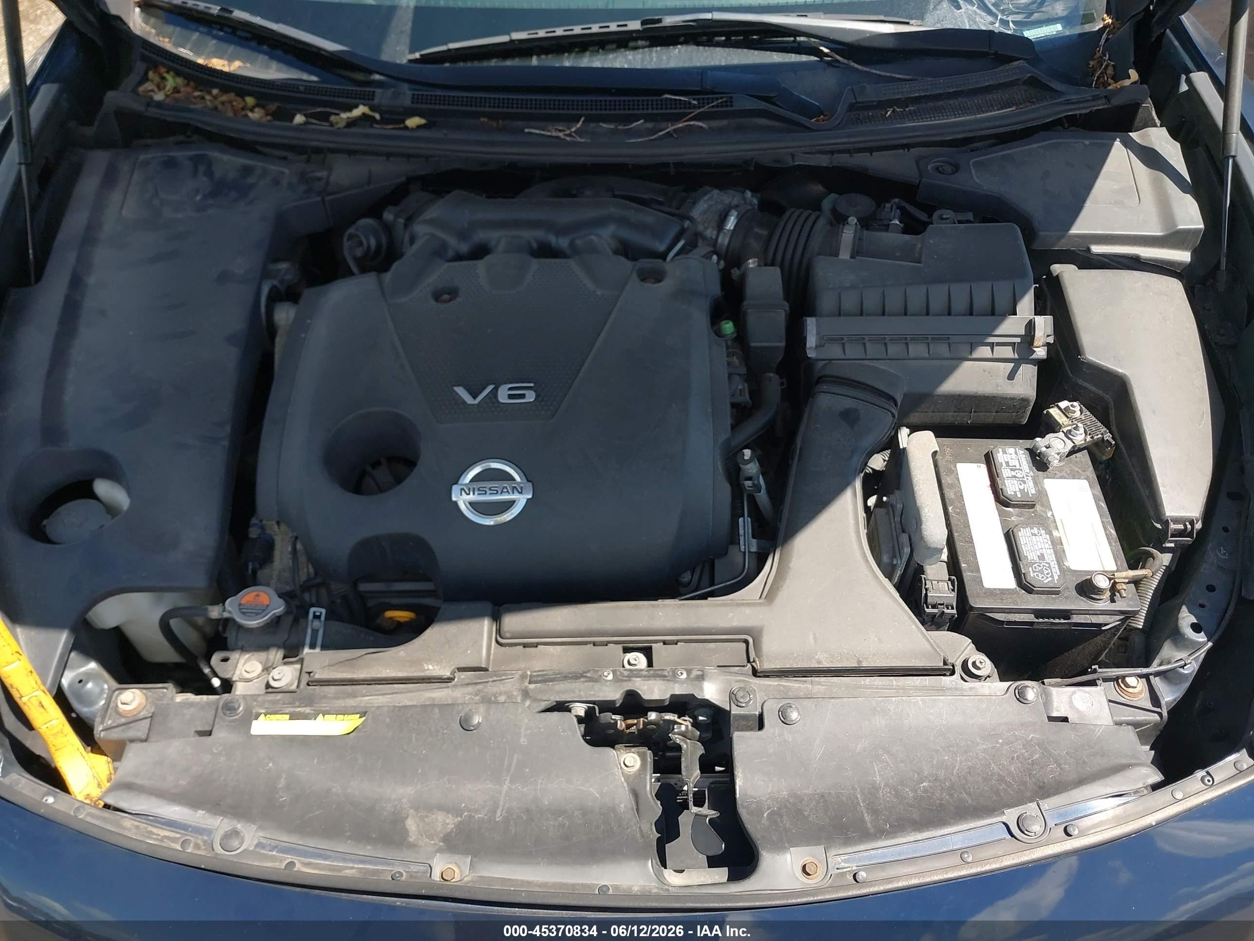 2014 Nissan Maxima 3.5 Sv Blue vin: 1N4AA5AP8EC914146