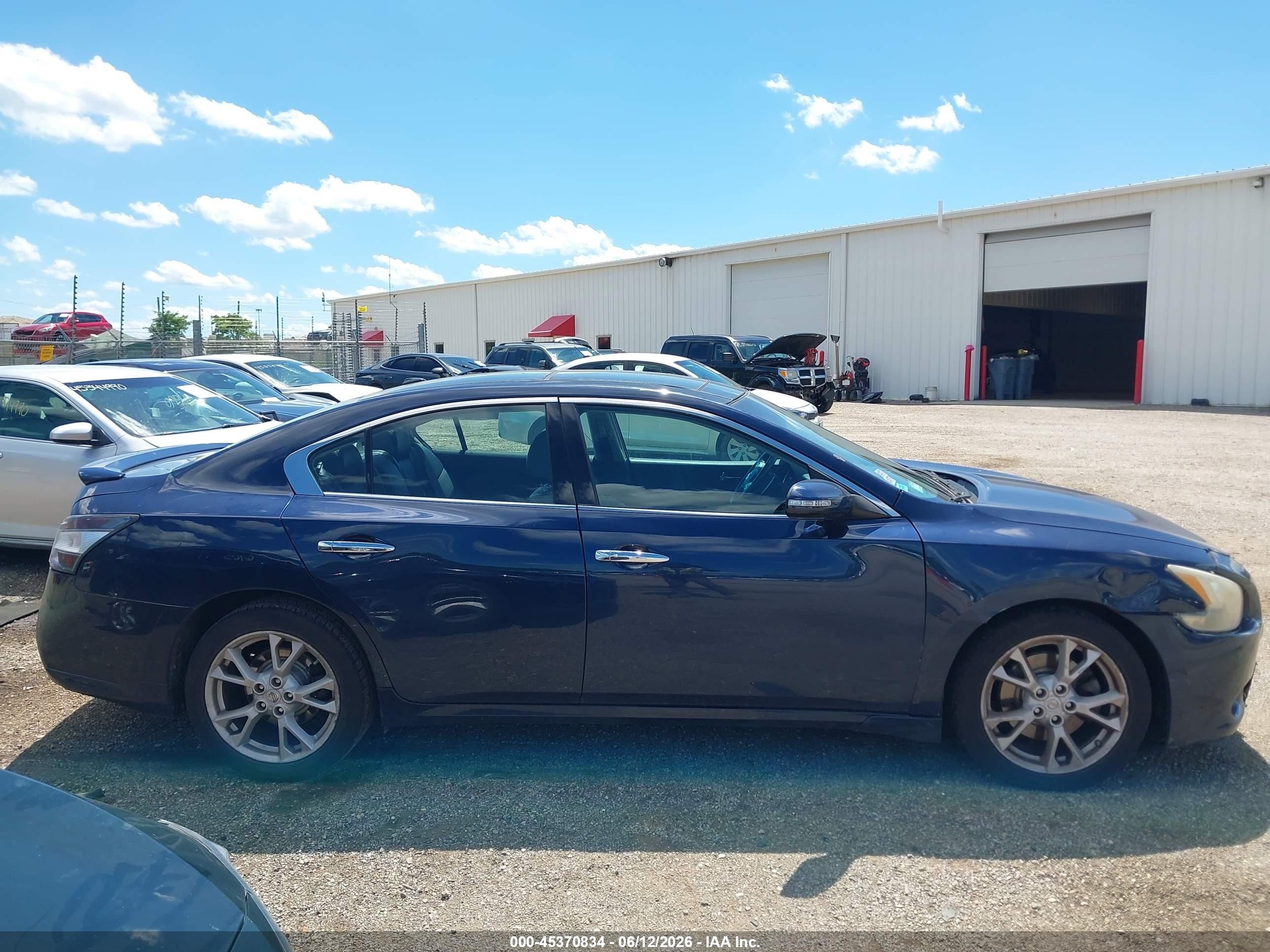 2014 Nissan Maxima 3.5 Sv Blue vin: 1N4AA5AP8EC914146