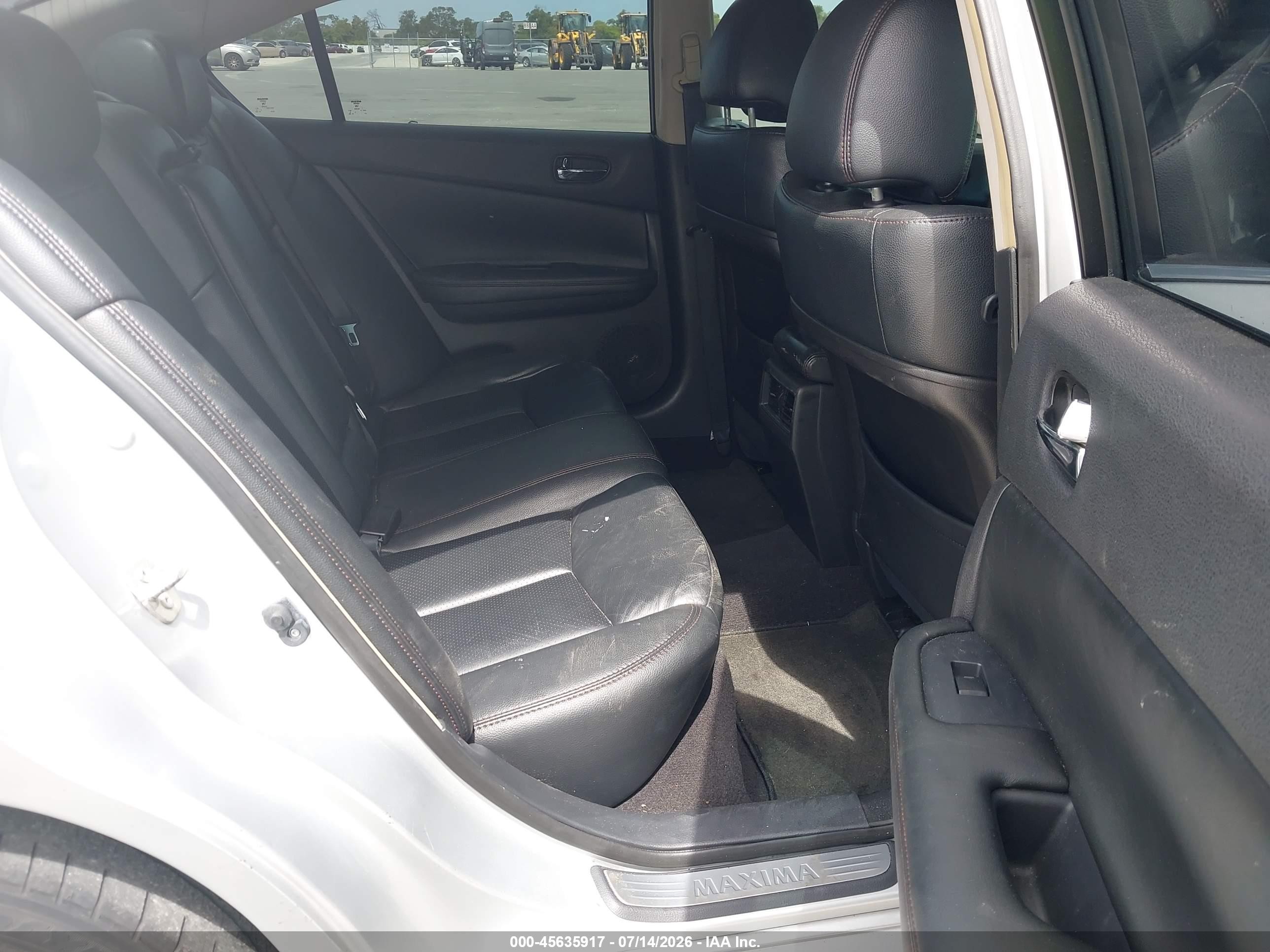 2014 Nissan Maxima 3.5 Sv Silver vin: 1N4AA5AP8EC915491