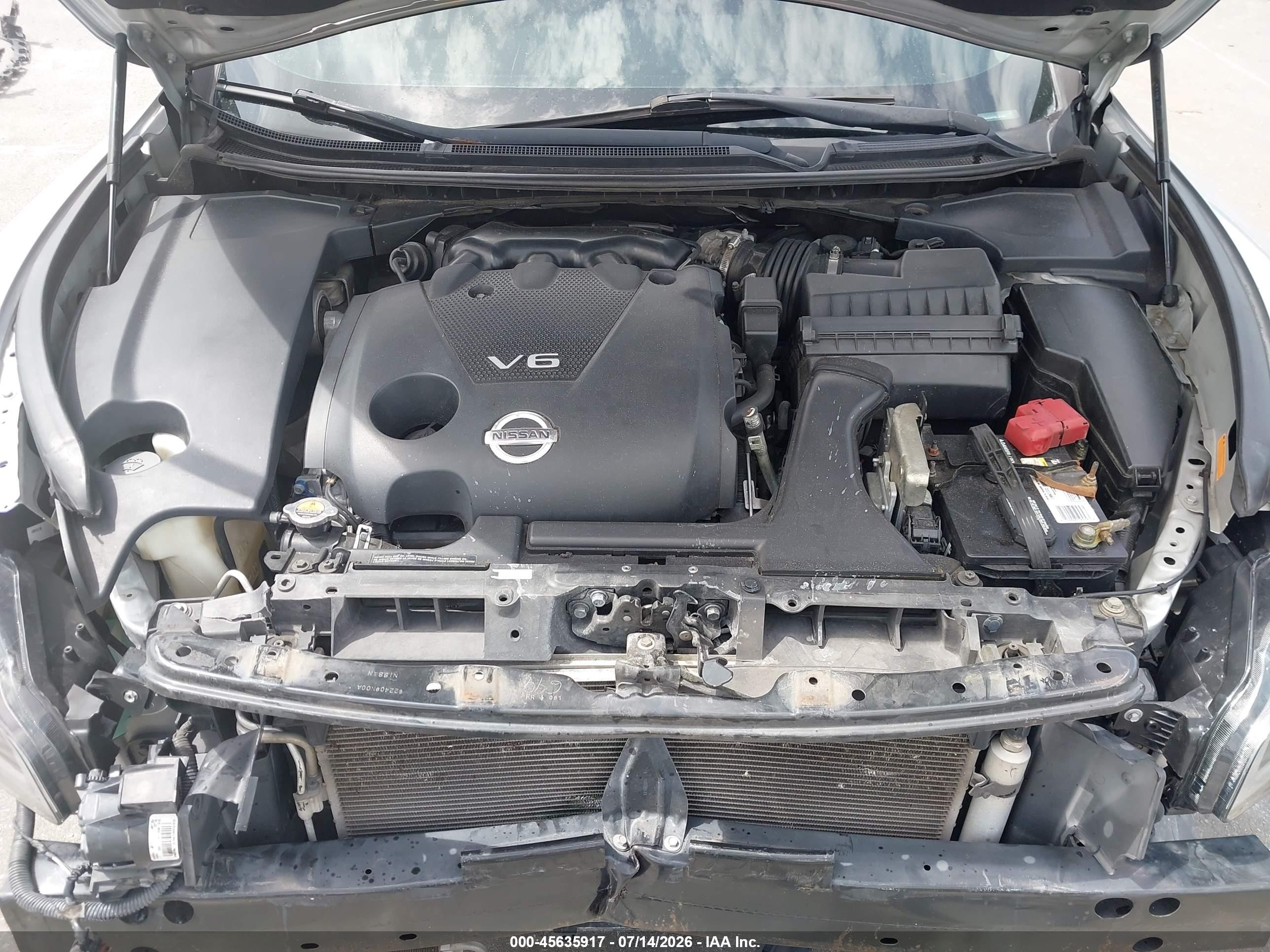 2014 Nissan Maxima 3.5 Sv Silver vin: 1N4AA5AP8EC915491