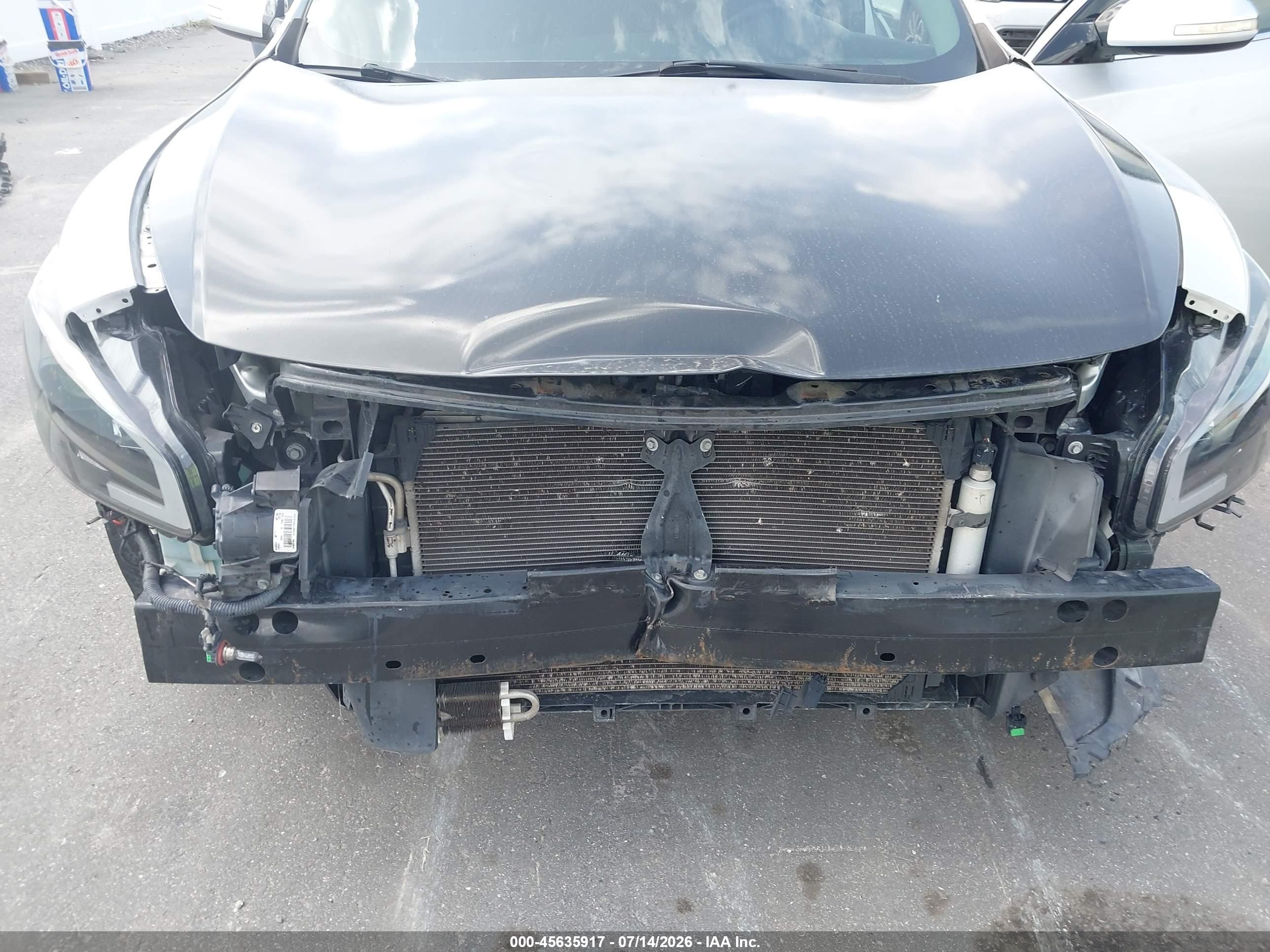2014 Nissan Maxima 3.5 Sv Silver vin: 1N4AA5AP8EC915491