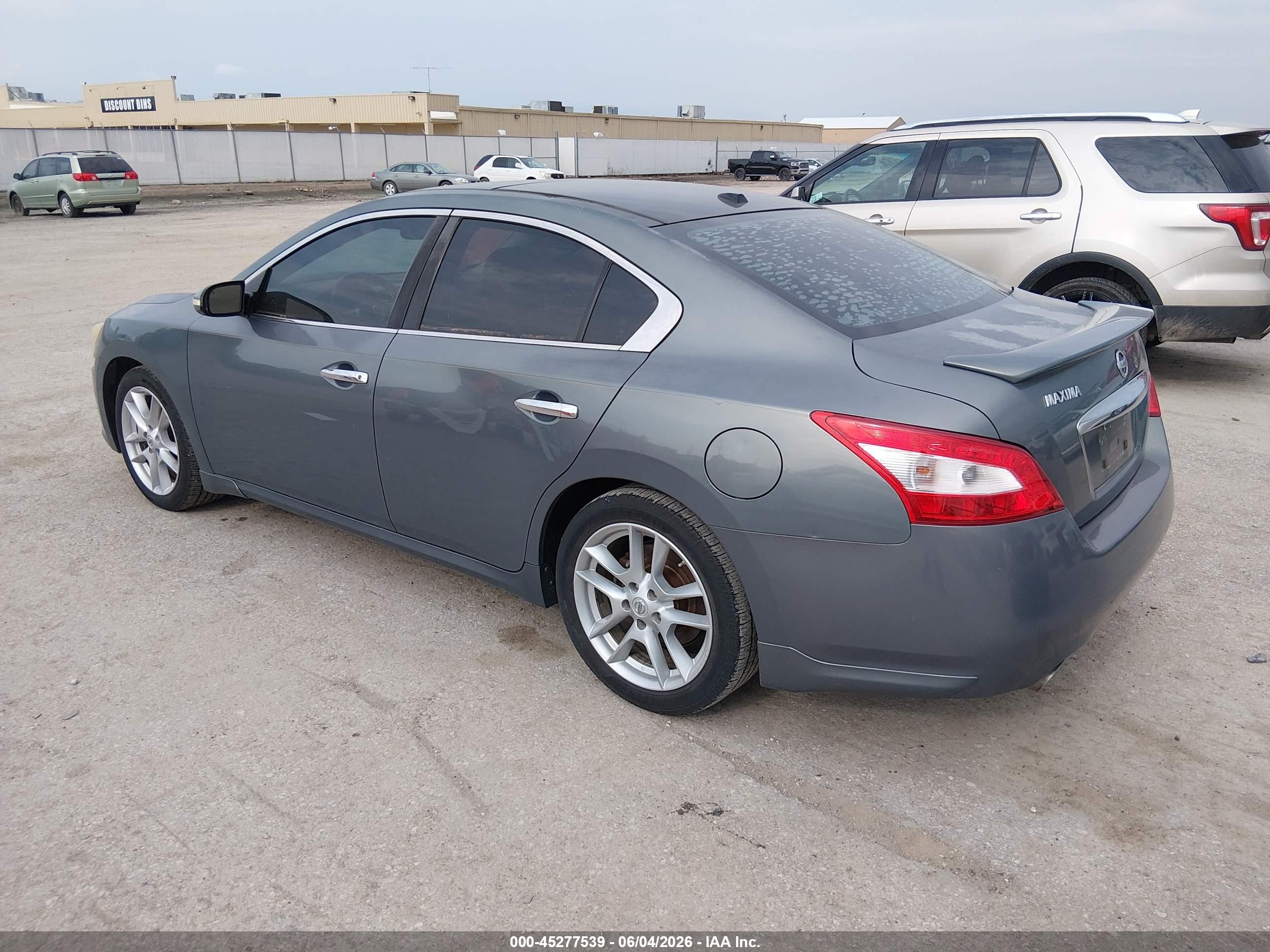 2010 Nissan Maxima 3.5 Sv Gray vin: 1N4AA5AP9AC807732